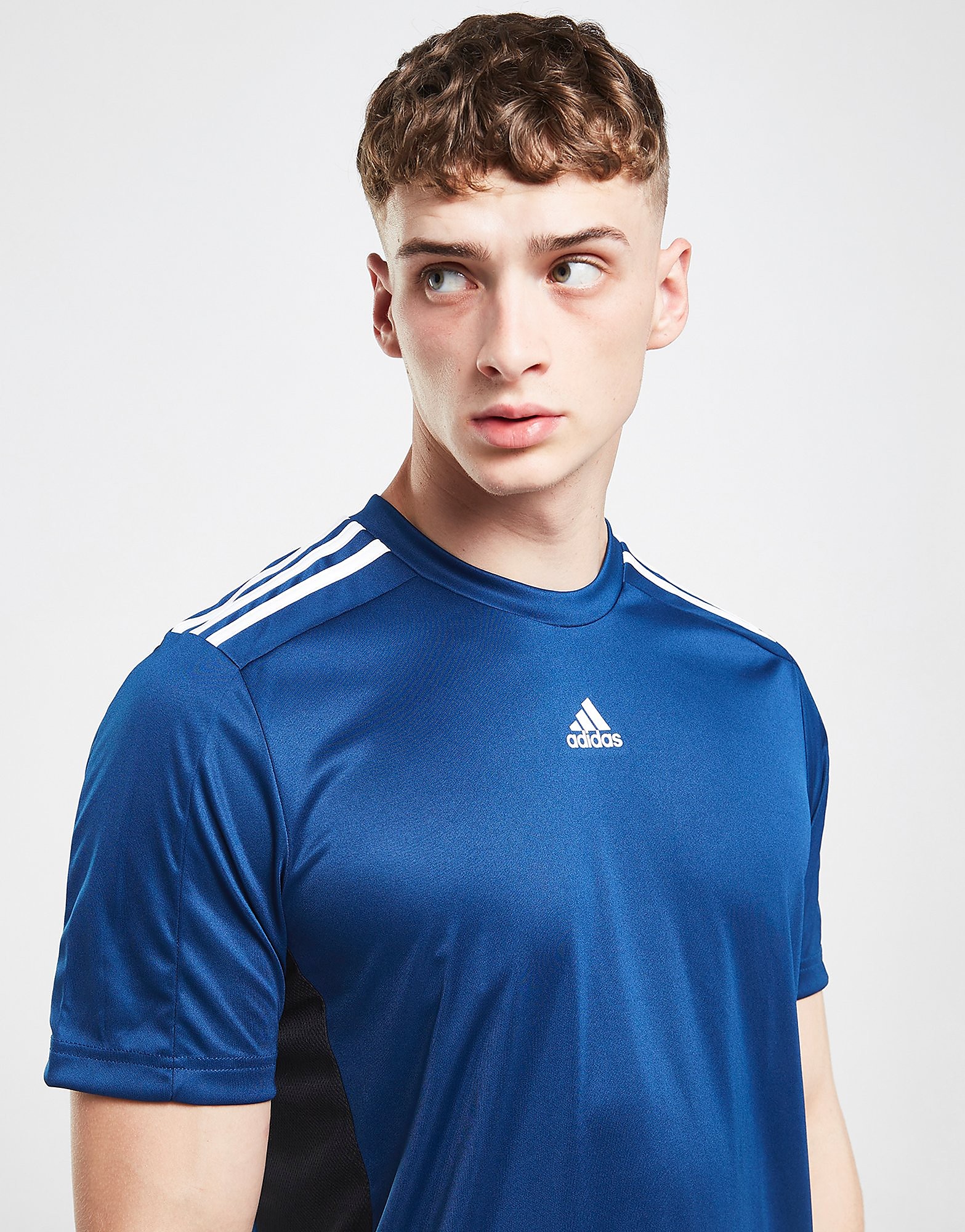 

adidas Match Football T-Shirt - Only at JD - Blue - Mens, Blue