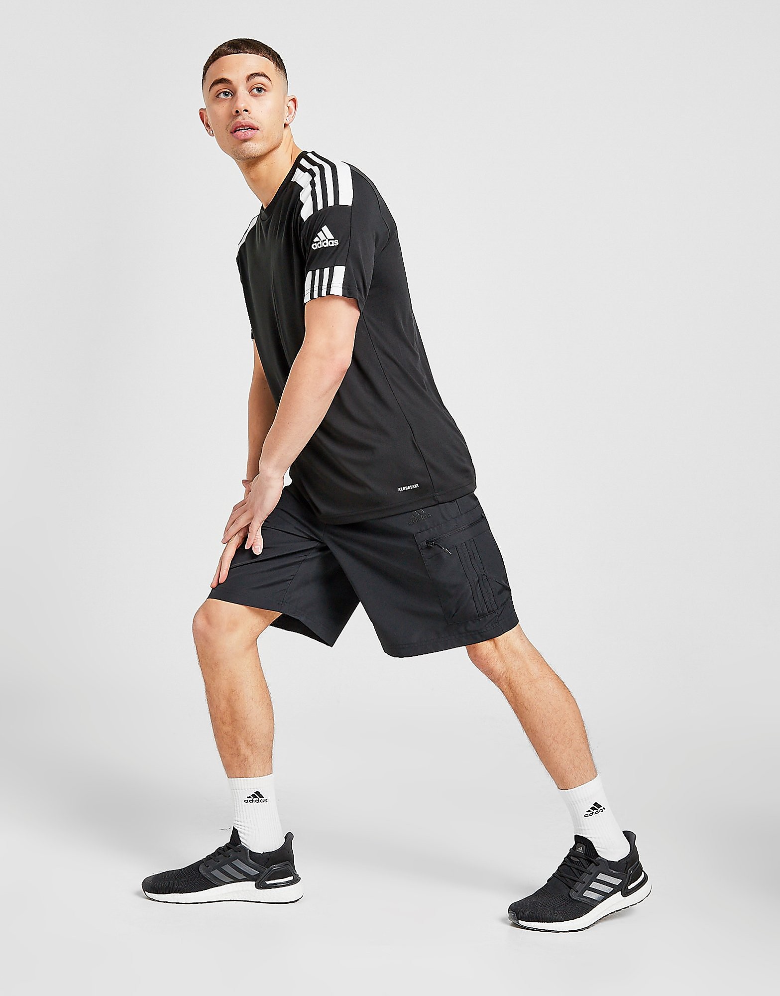 Adidas Badge of Sport Cargo Shorts Herr - Only at JD, Svart