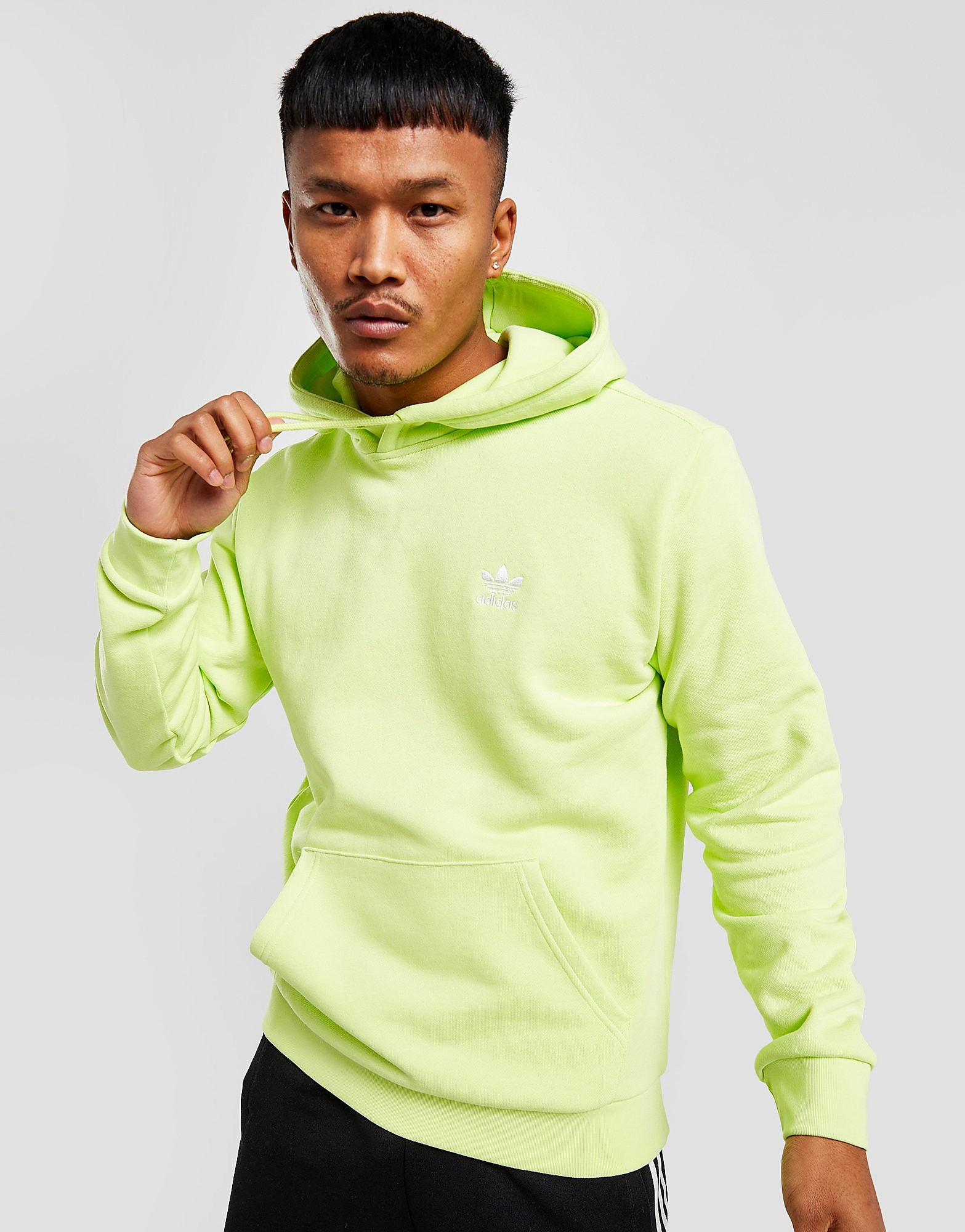 

adidas Originals Trefoil Essential Hoodie - Only at JD - Yellow - Mens, Yellow