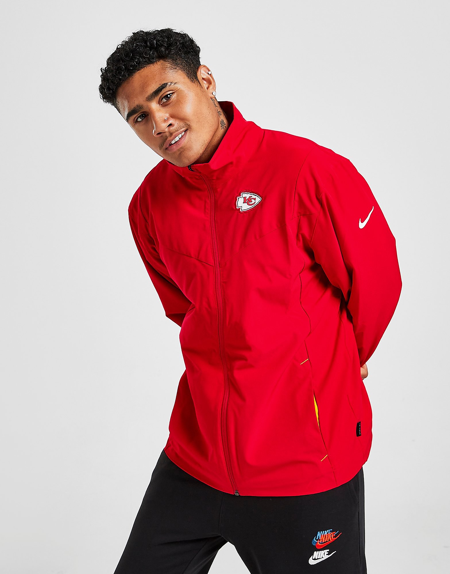 

Nike NFL Kansas City Chiefs Full Zip Jacket - Red - Mens, Red