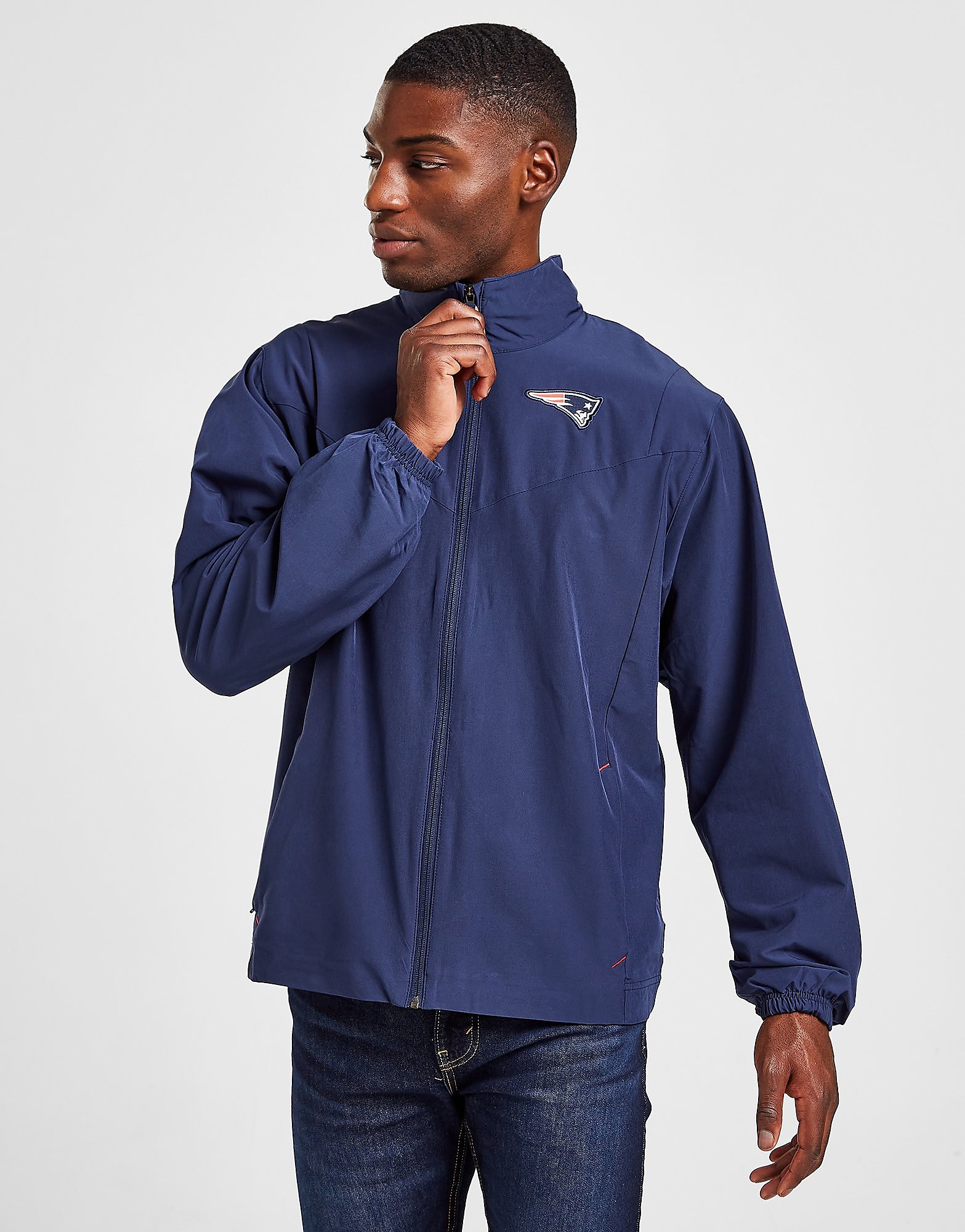 

Nike NFL New England Patriots Full Zip Jacket - Blue - Mens, Blue