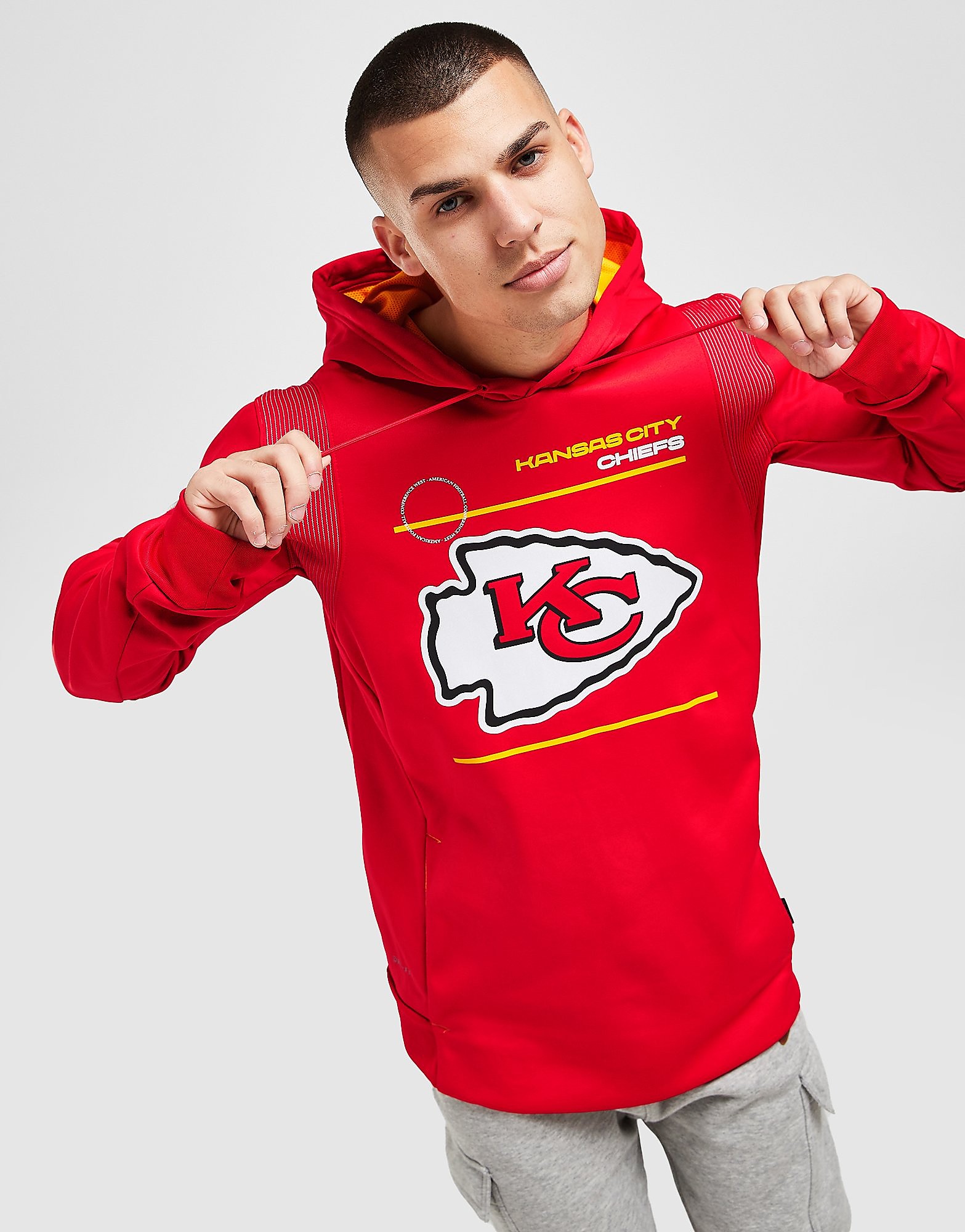 

Nike NFL Kansas City Chiefs Therma Hoodie - Red - Mens, Red