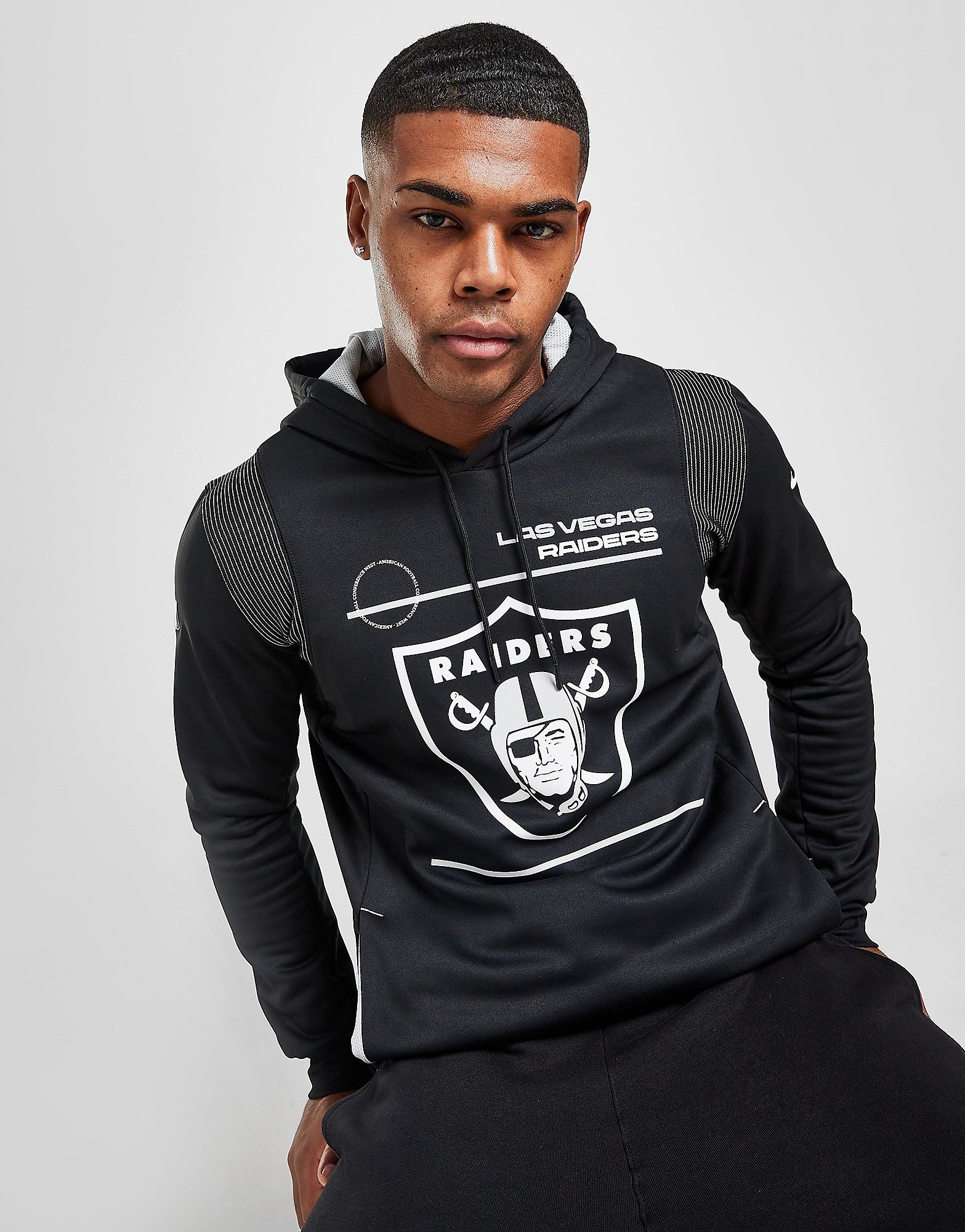 

Nike NFL Las Vegas Raiders Therma Hoodie - Black - Mens, Black