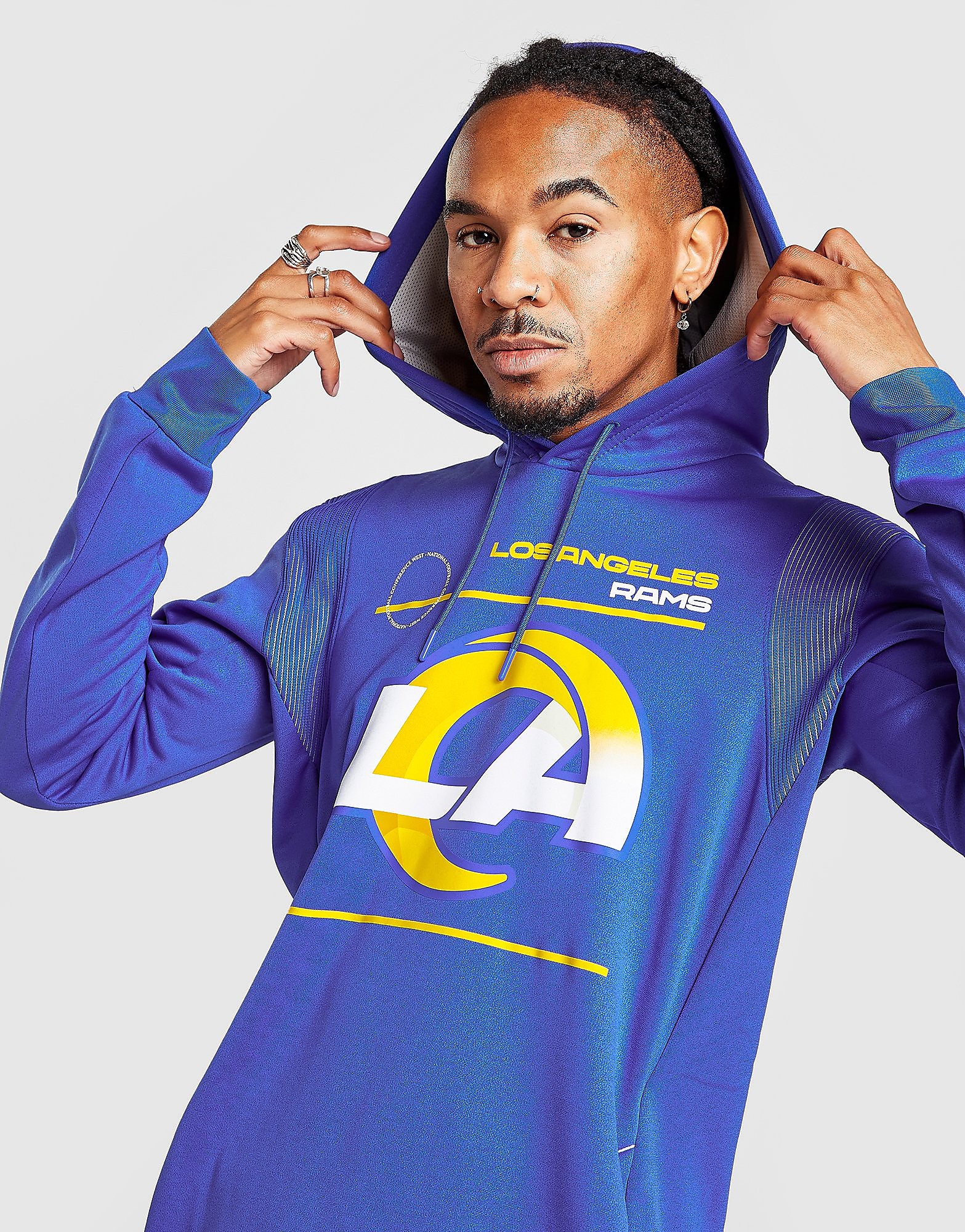 

Nike NFL Los Angeles Rams Therma Hoodie - Blue - Mens, Blue
