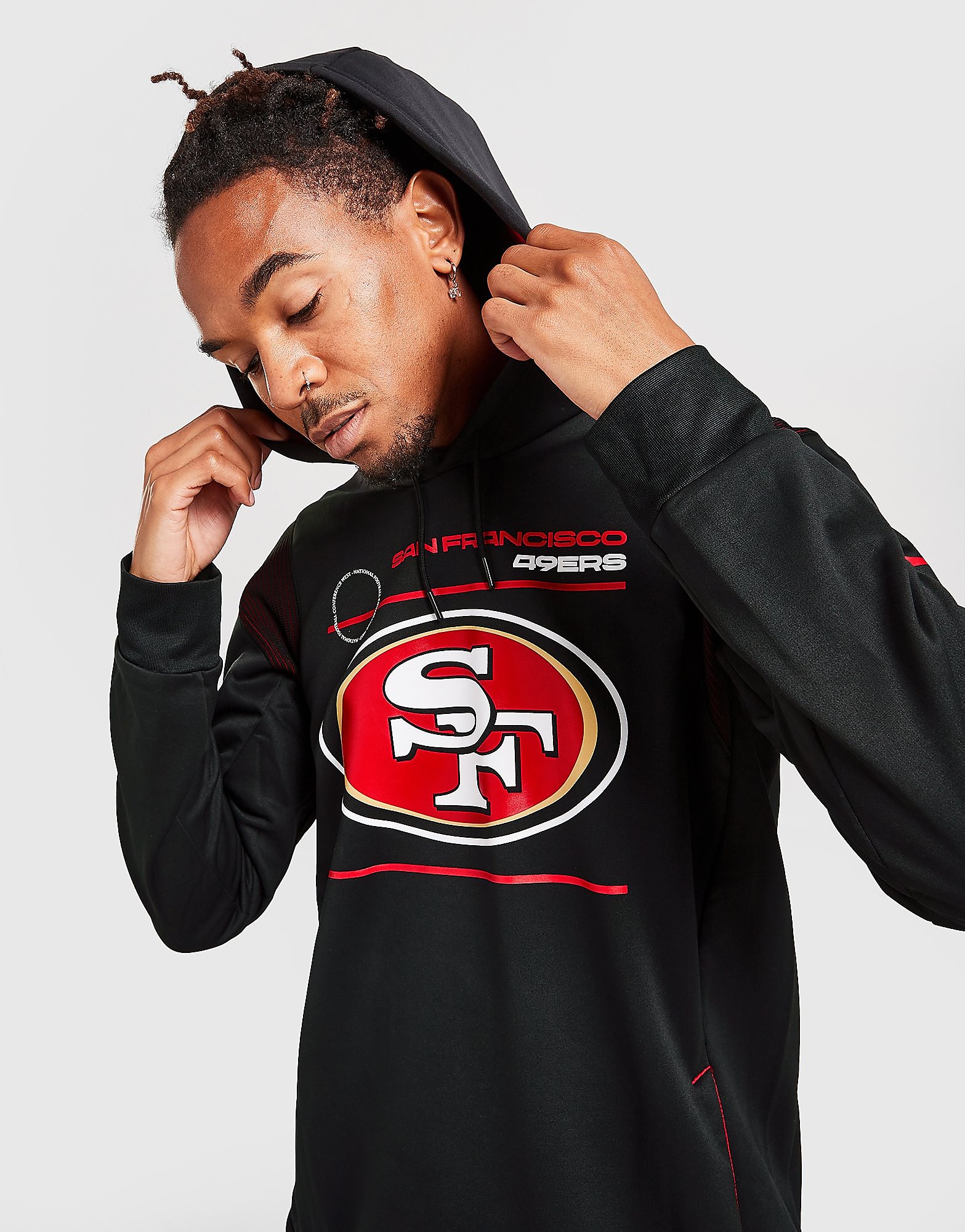 

Nike NFL San Fransisco 49ers Therma Hoodie - Black - Mens, Black