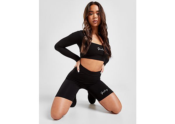 Gym King Short Cycliste Core Script Femme