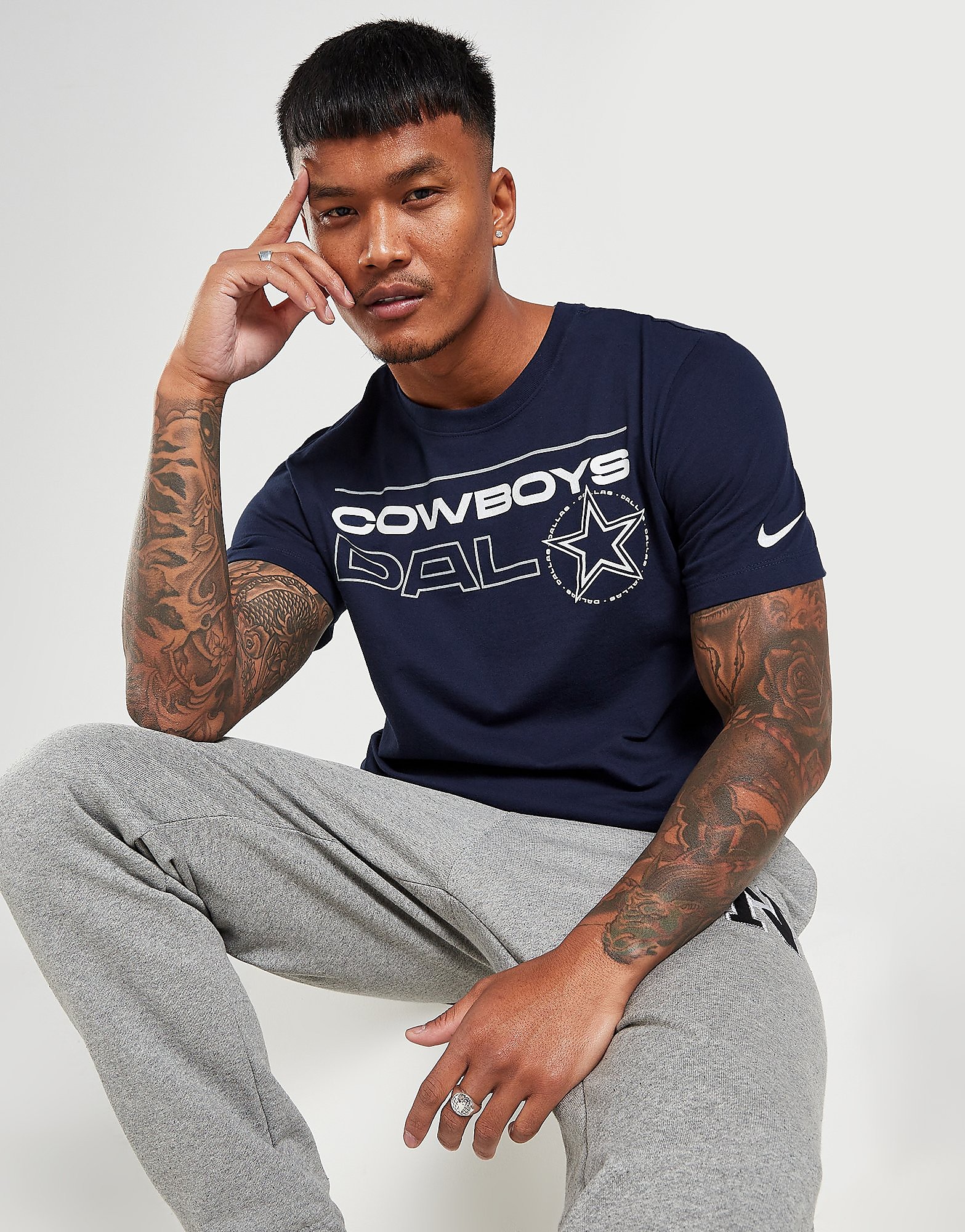 

Nike NFL Dallas Cowboys T-Shirt - Blue - Mens, Blue