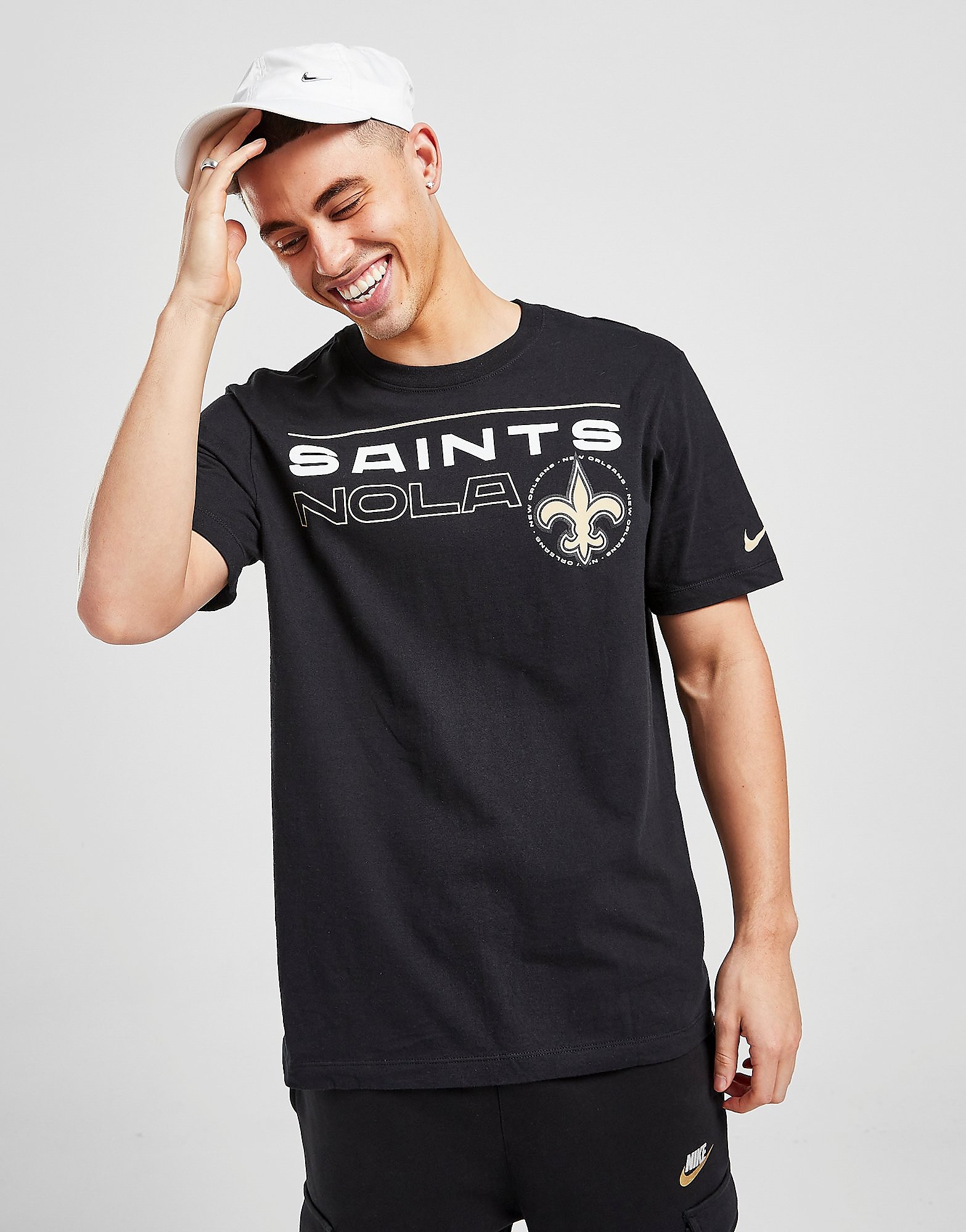 

Nike NFL New Orleans Saints T-Shirt - Black - Mens, Black