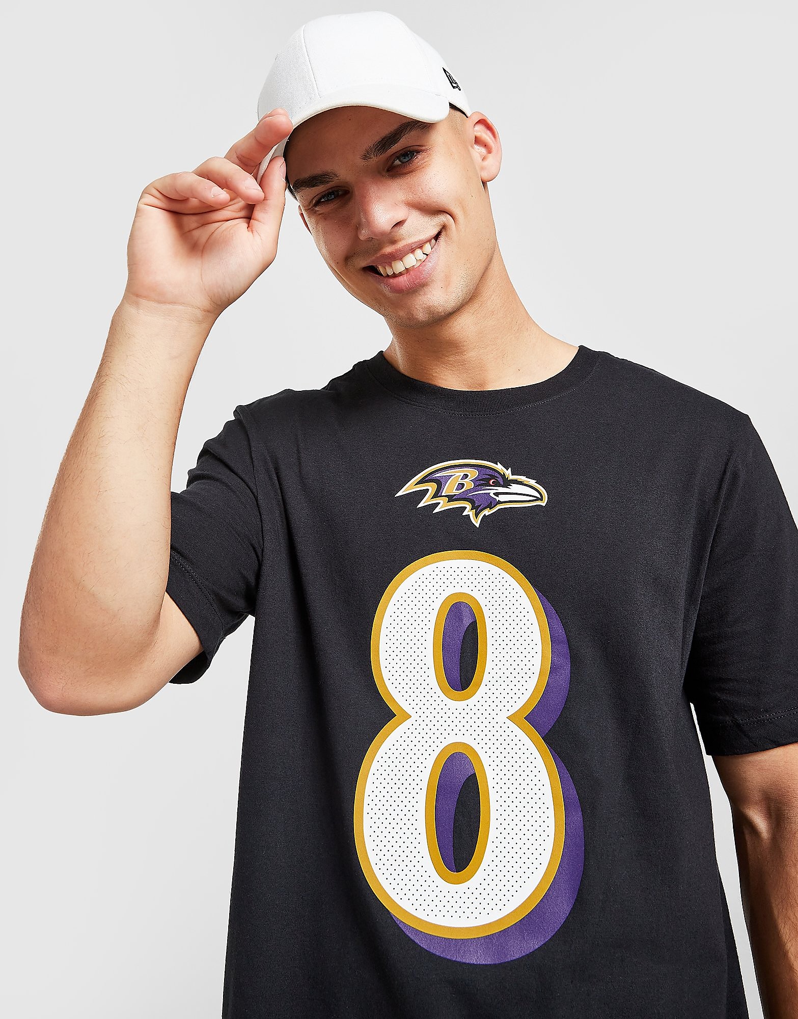 

Nike NFL Baltimore Ravens Jackson #8 T-Shirt - Black - Mens, Black