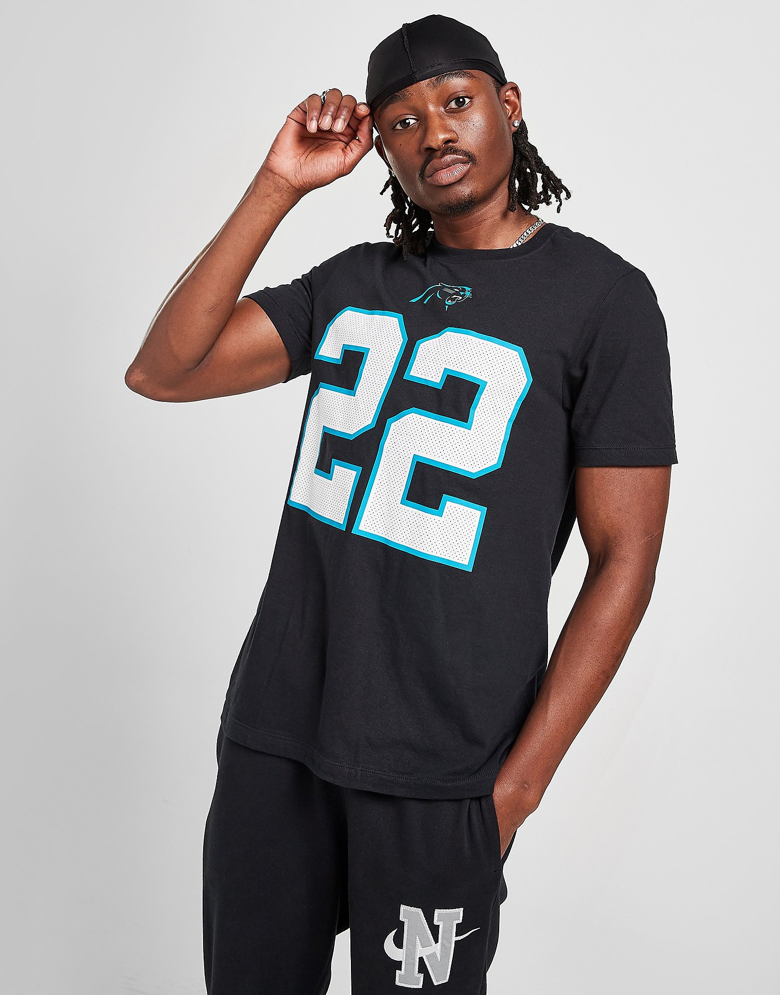 

Nike NFL Carolina Panthers McCaffrey #22 T-Shirt - Black - Mens, Black