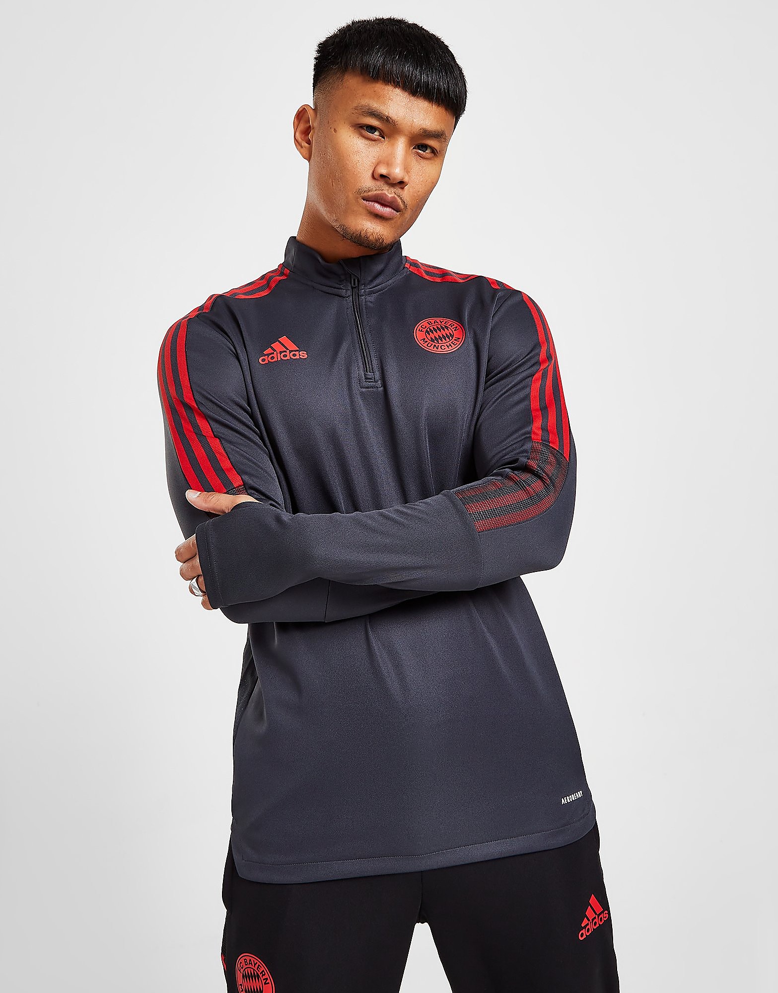 

adidas FC Bayern Training Track Top - Night Grey - Mens, Night Grey