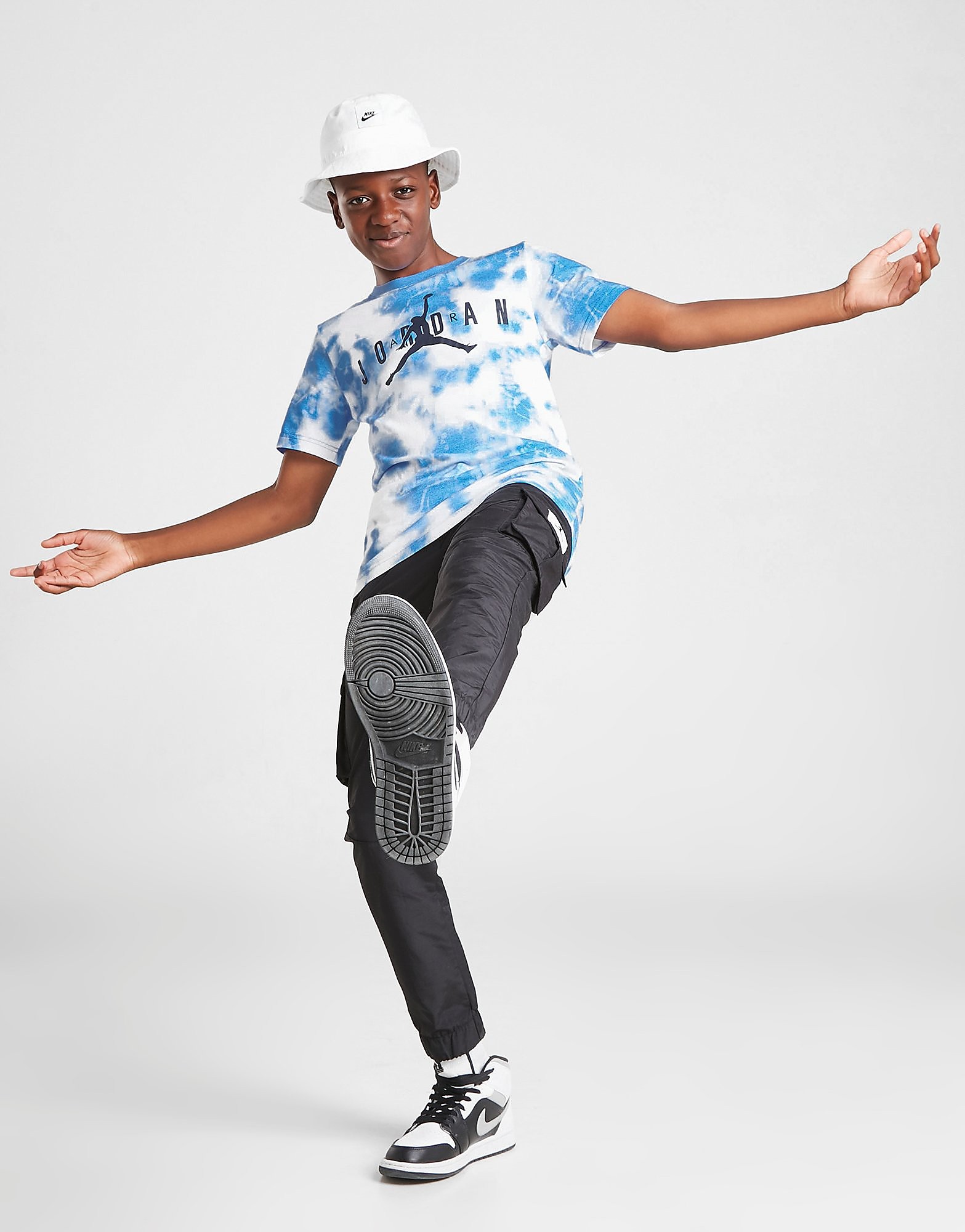 

Jordan Tie Die T-Shirt Junior - Only at JD - Blue - Kids, Blue