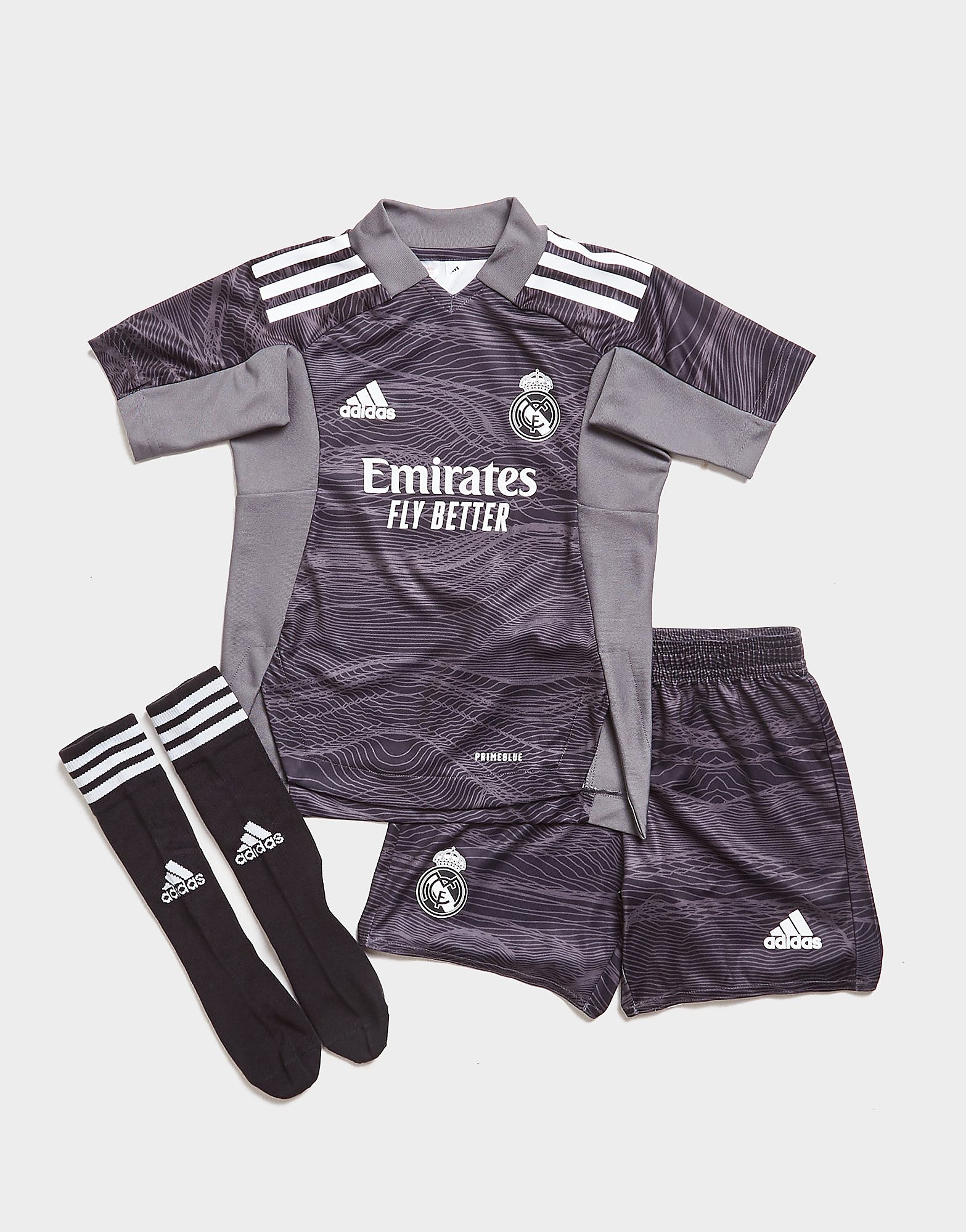 

adidas Real Madrid 2021/22 GK Home Kit Children - Black - Kids, Black