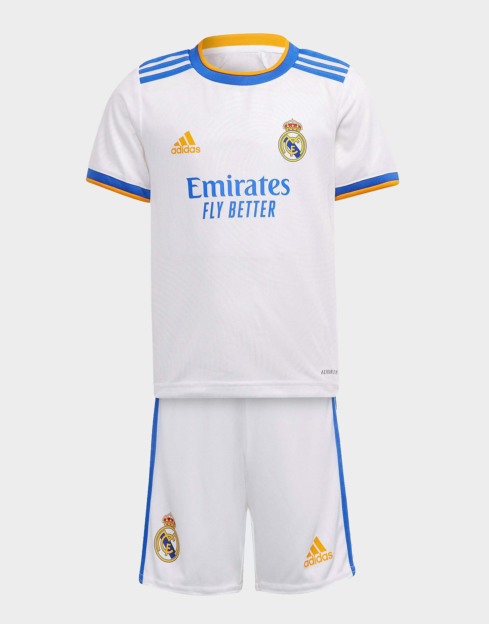 

adidas Real Madrid 2021/22 Home Kit Children - White - Kids, White