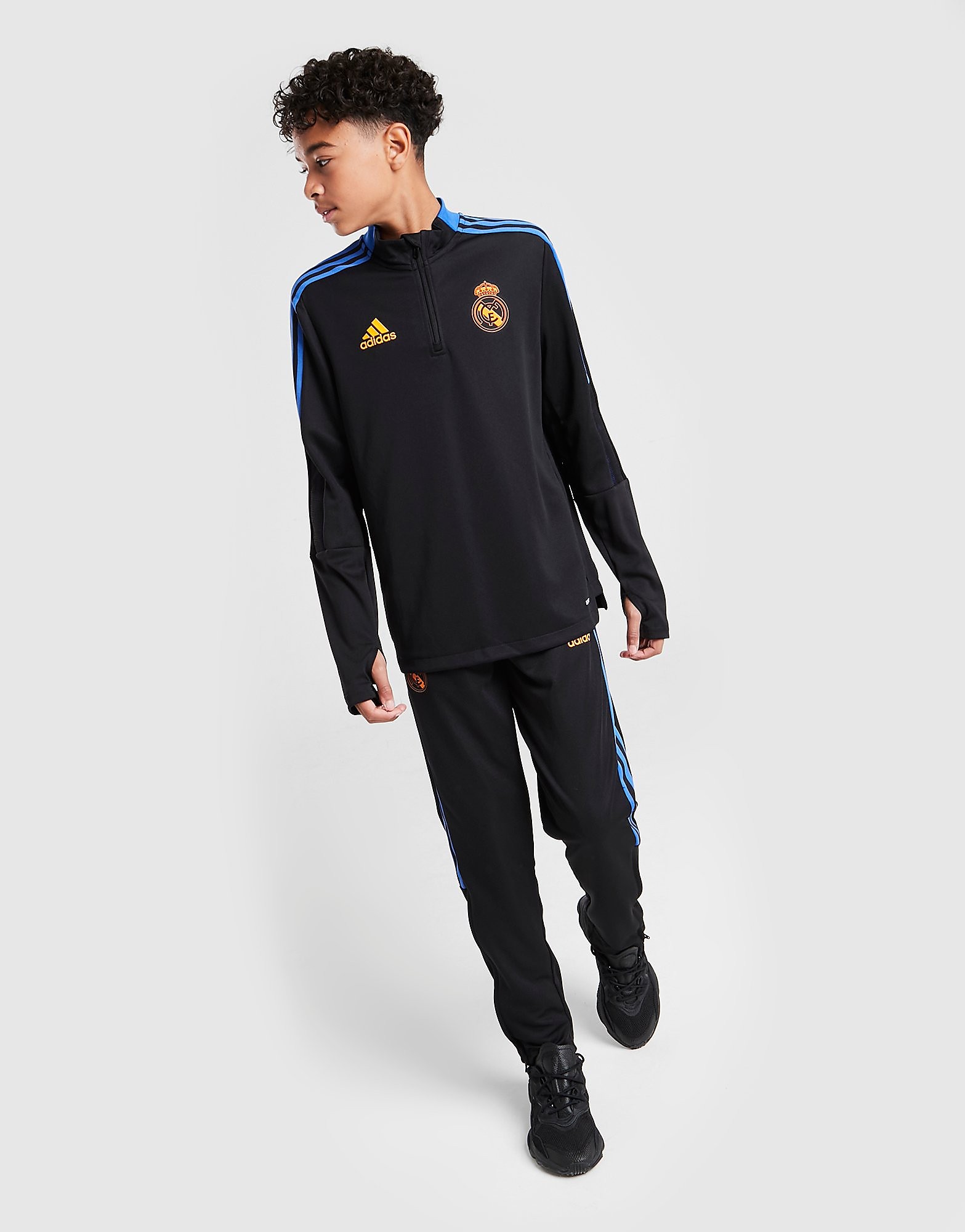 

adidas Real Madrid Training Top Junior - Black - Kids, Black