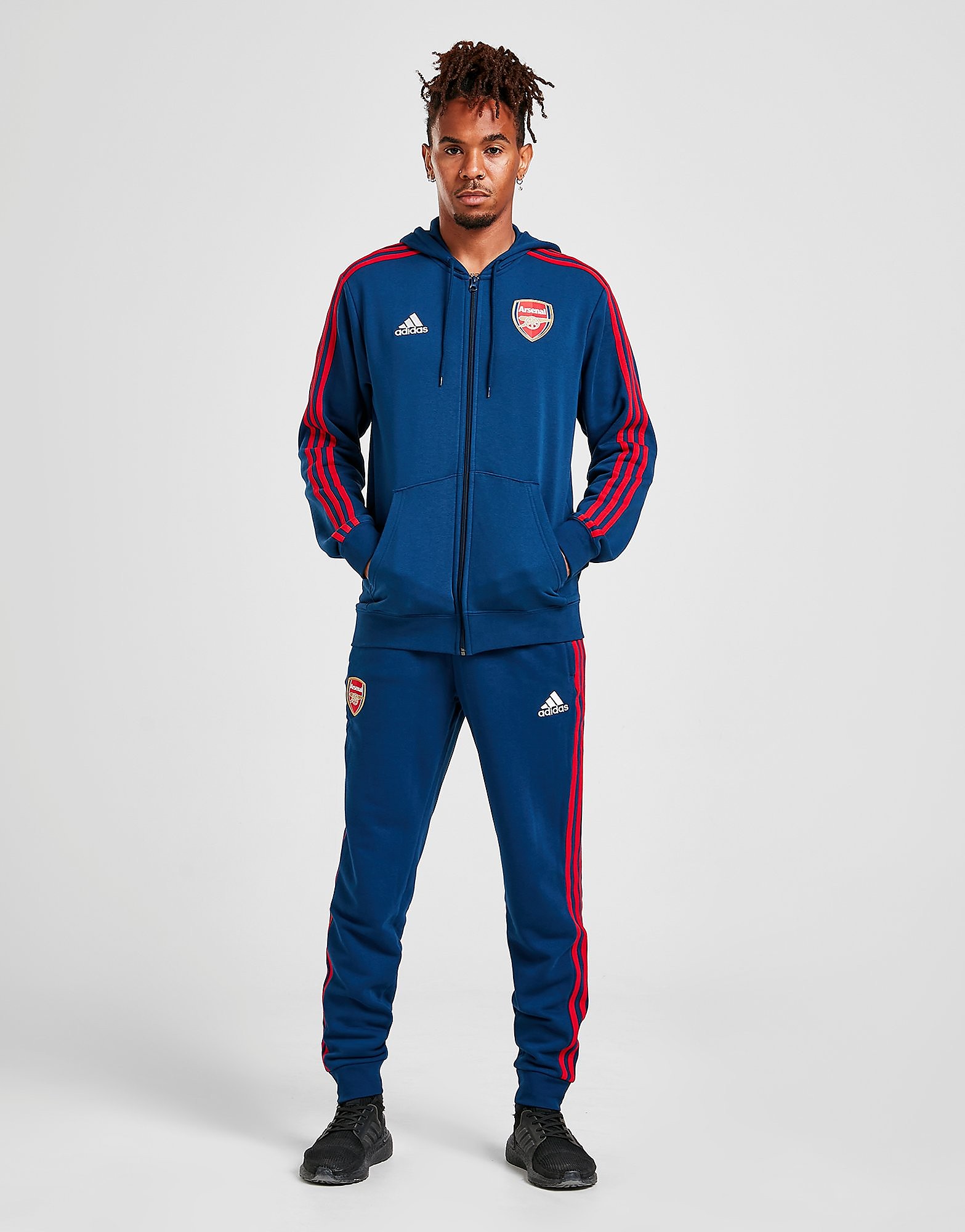

adidas Arsenal FC 3-Stripes Joggers - Mystery Blue - Mens, Mystery Blue