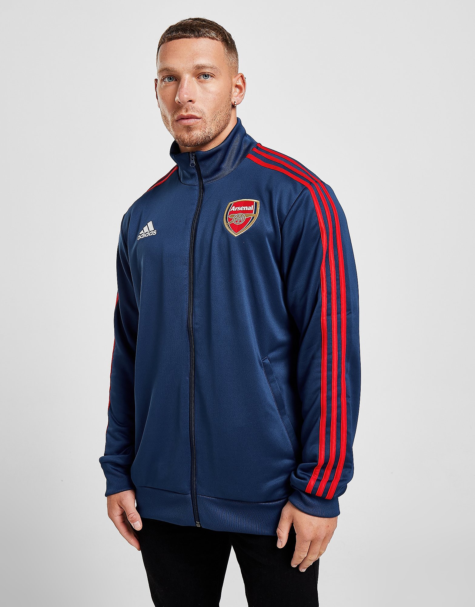 

adidas Arsenal FC 3-Stripes Track Top - Mystery Blue - Mens, Mystery Blue