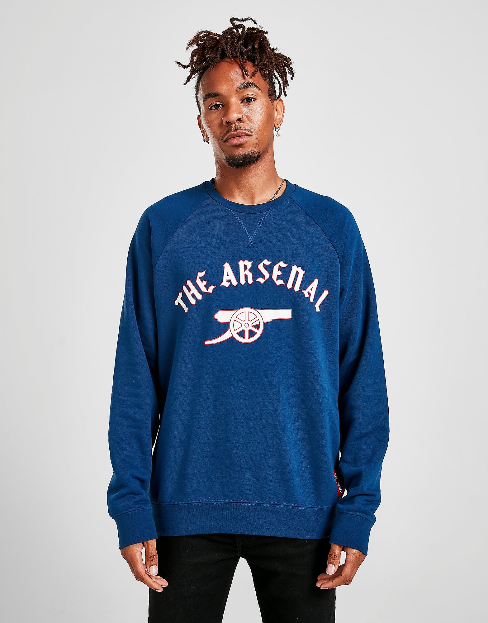 

adidas Arsenal FC Graphic Crew Sweatshirt - Mystery Blue - Mens, Mystery Blue