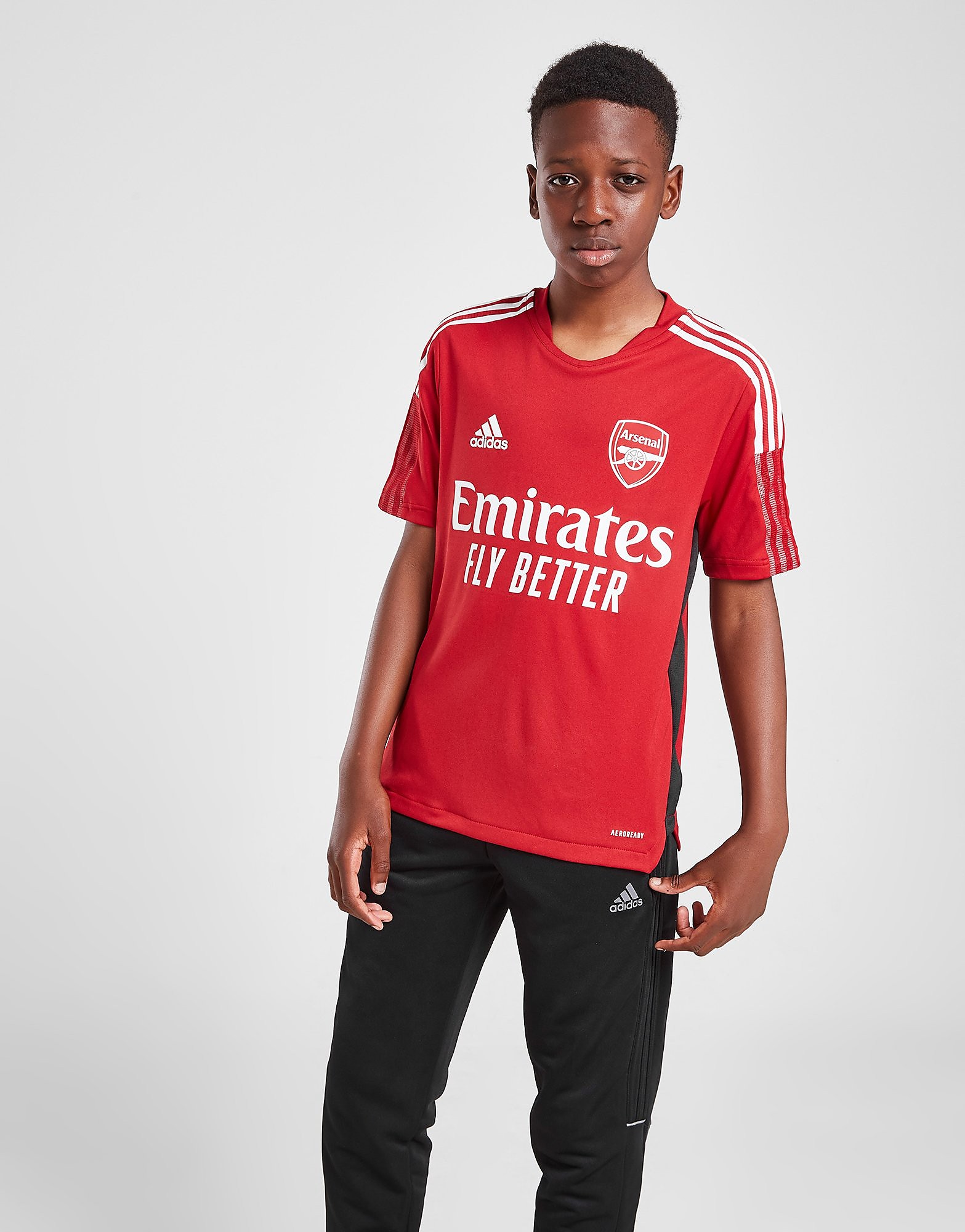 

adidas Arsenal FC Tiro Training Shirt Junior - Active Maroon - Kids, Active Maroon