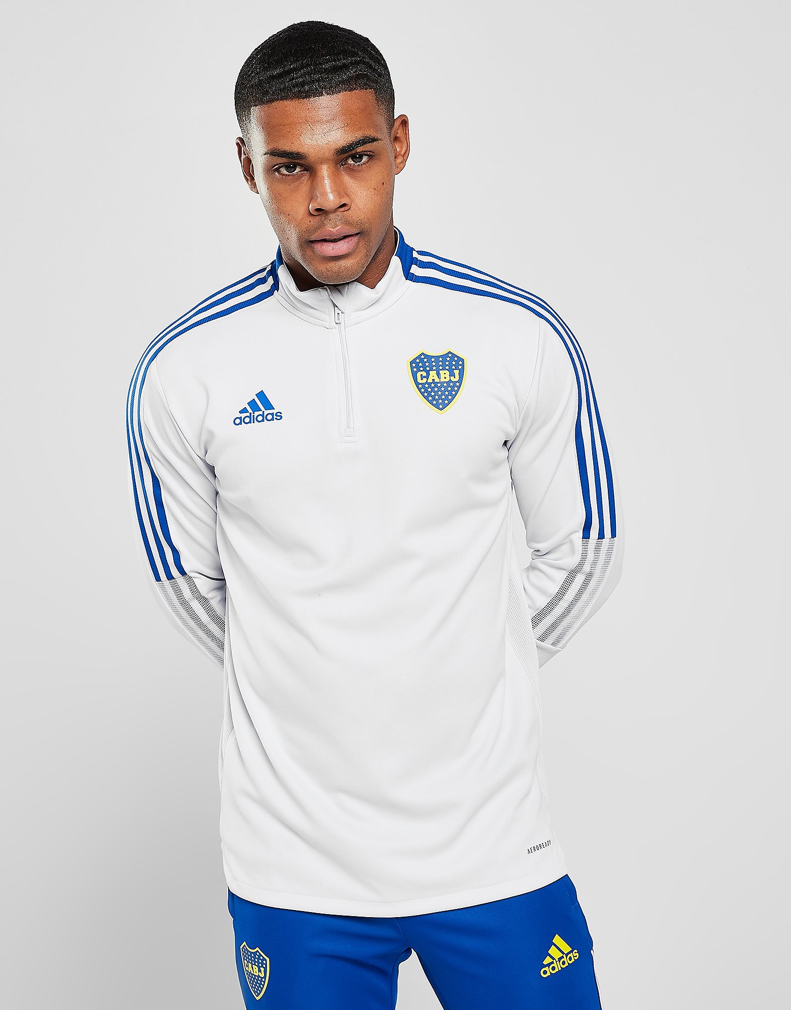 

adidas Boca Juniors Training Top - Dash Grey - Mens, Dash Grey
