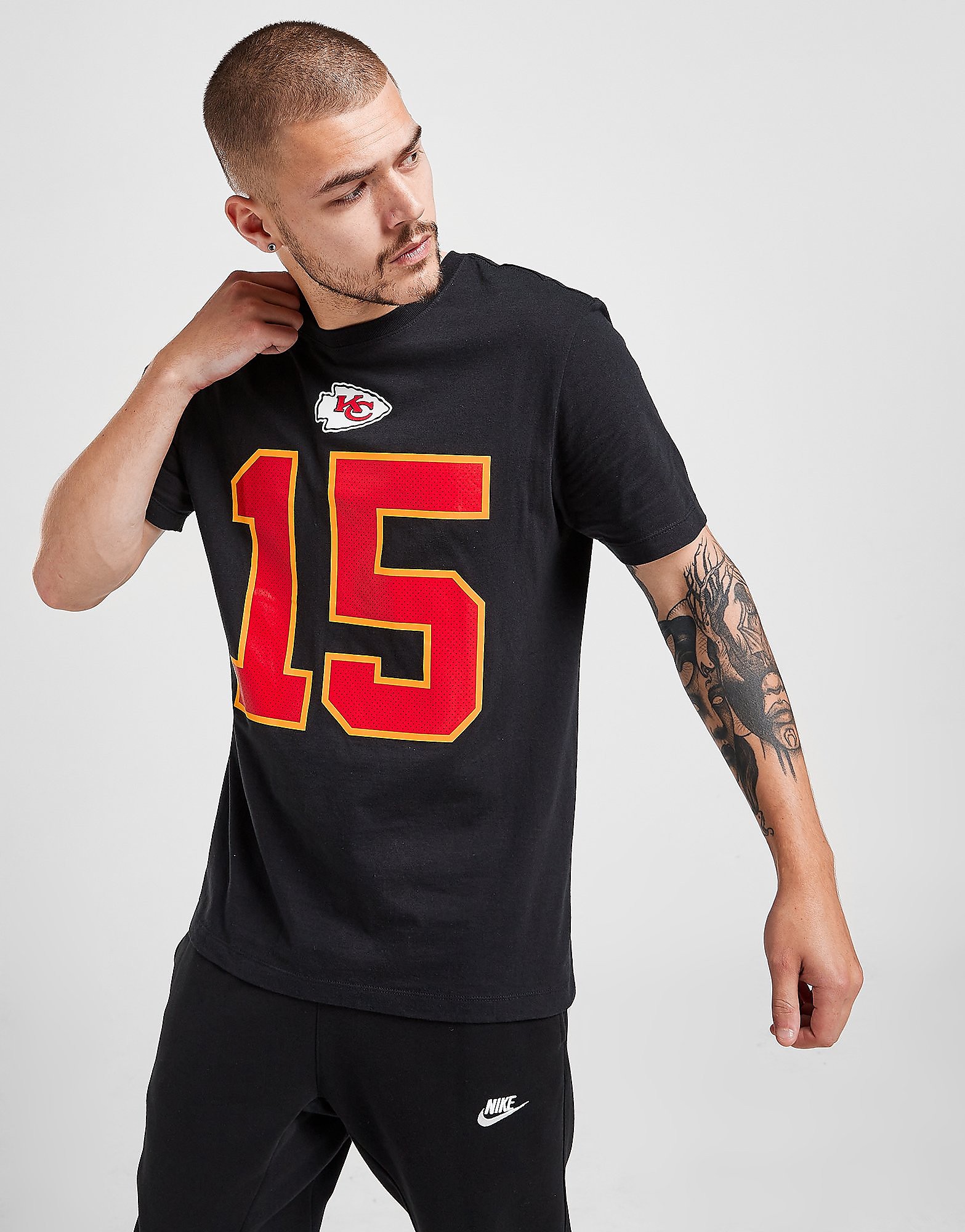 

Nike NFL Kansas City Chiefs Mahomes #15 Jersey - Black - Mens, Black
