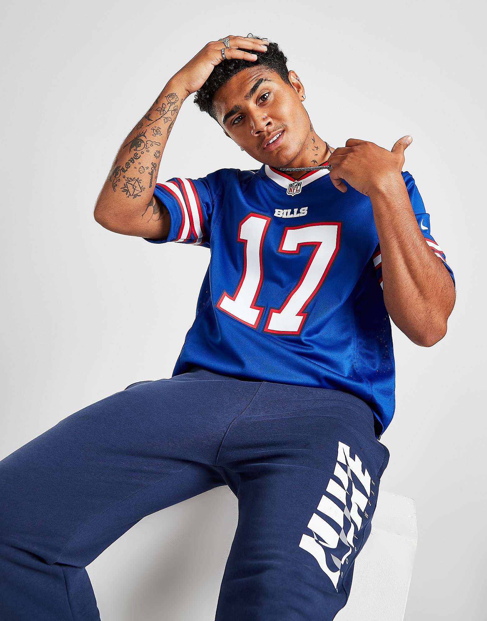 

Nike NFL Buffalo Bills Allen #17 Jersey - Blue - Mens, Blue