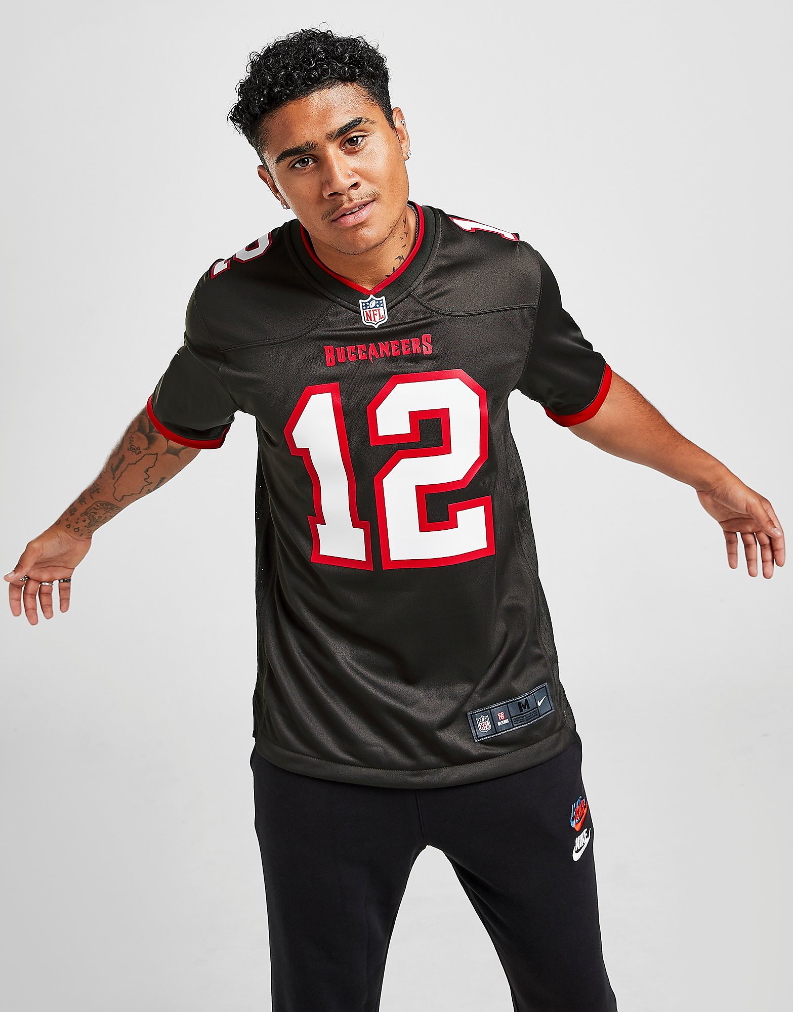 

Nike Tampa Bay Buccaneers Brady #12 Jersey - Black - Mens, Black
