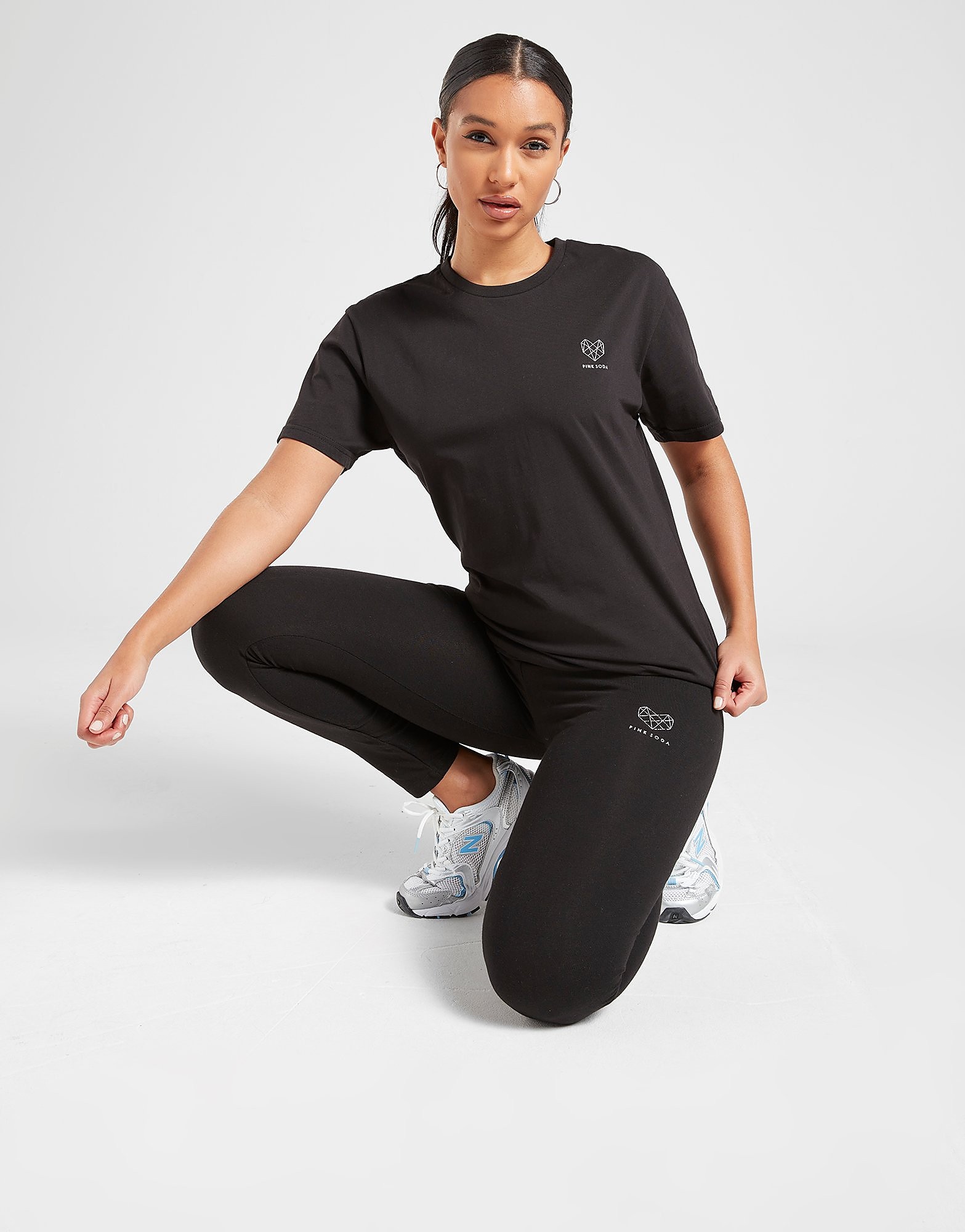 

Pink Soda Sport Essentials Leggings - Only at JD - Black - Womens, Black