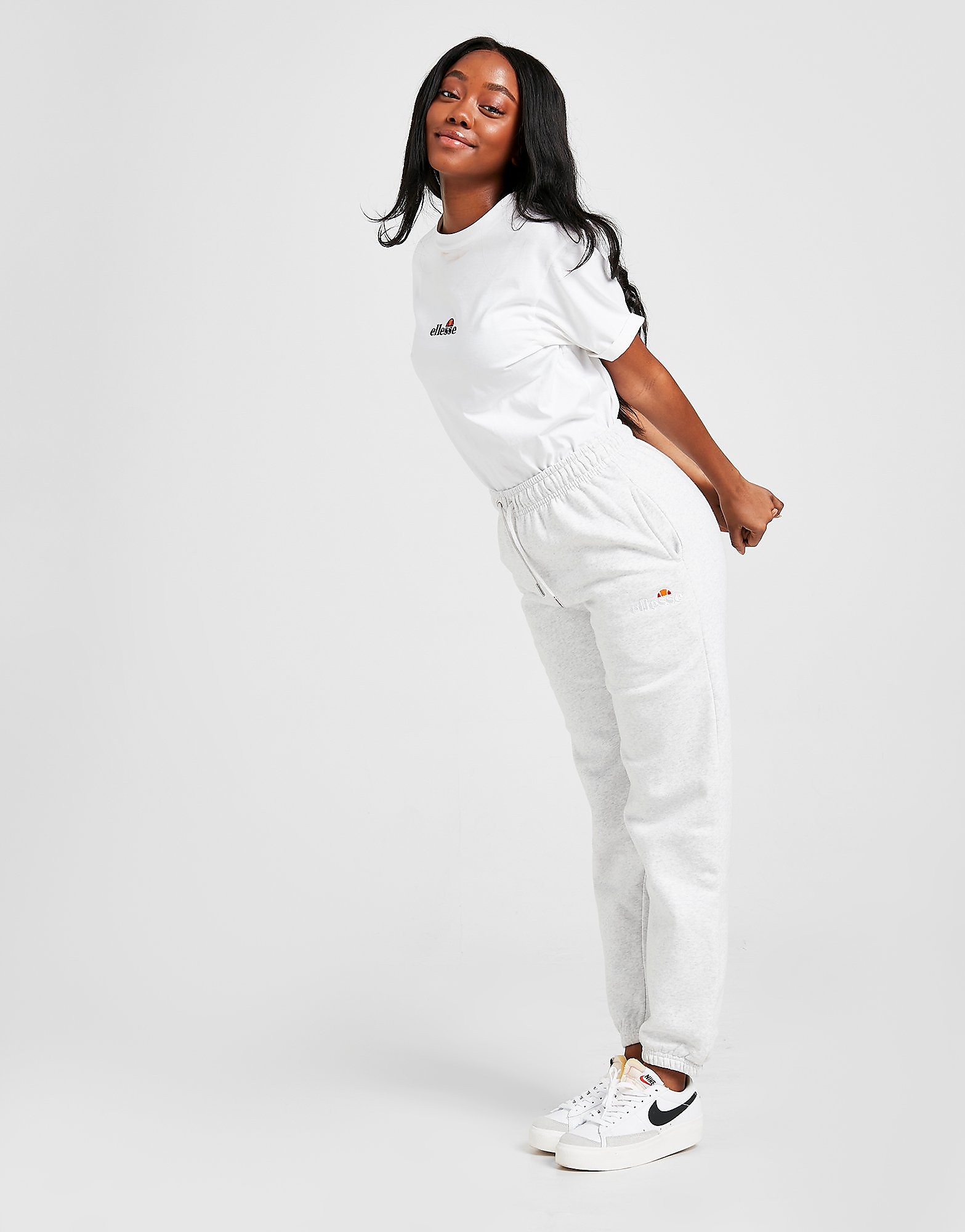

Ellesse Emblem Fleece Joggers - Only at JD - Grey - Womens, Grey