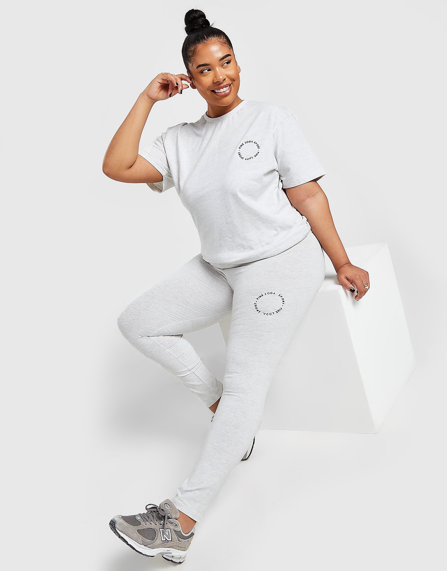 

Pink Soda Sport Essentials Plus Size Leggings - Only at JD - Grey - Womens, Grey