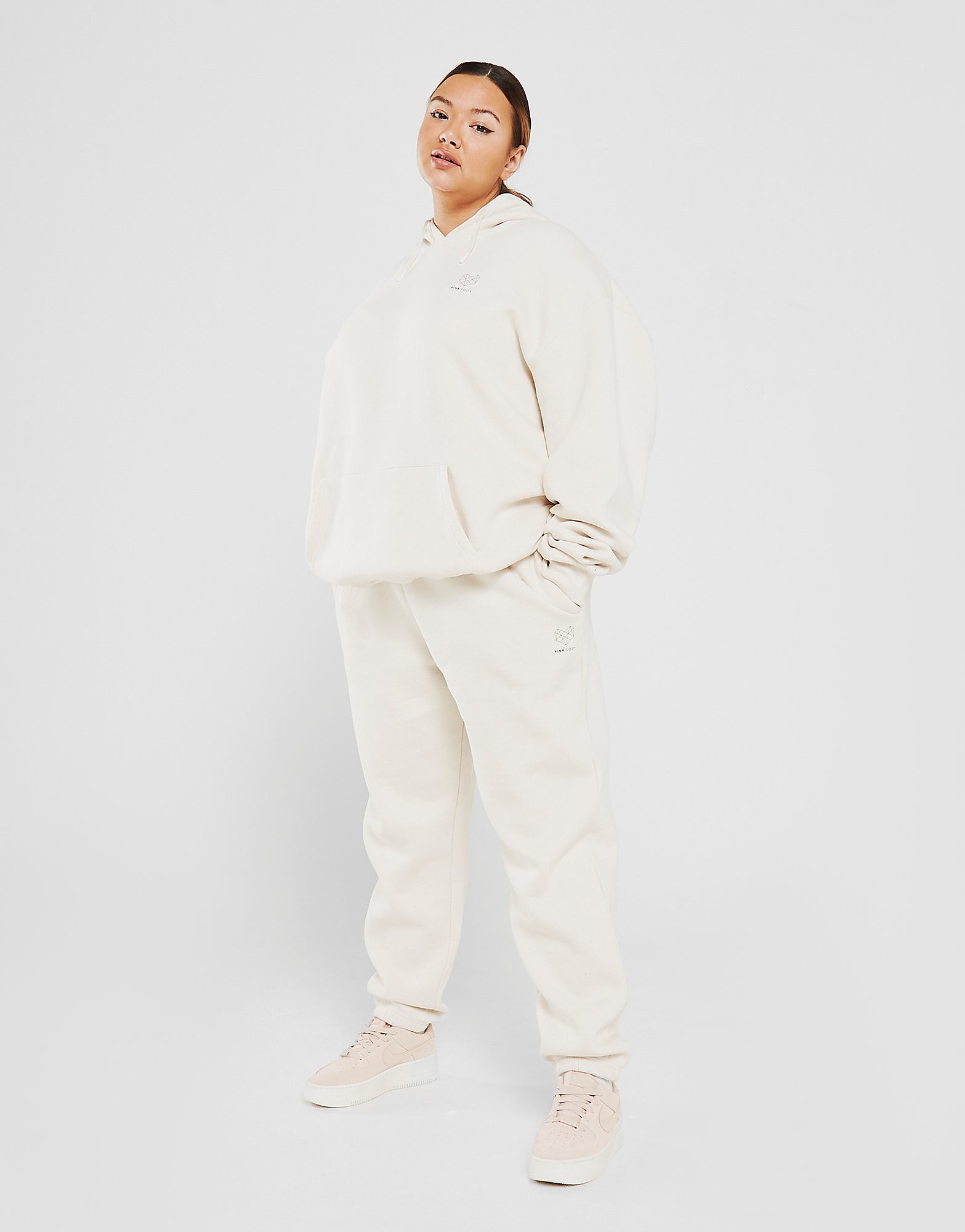 

Pink Soda Sport Essentials Plus Size Joggers - Only at JD - White - Womens, White