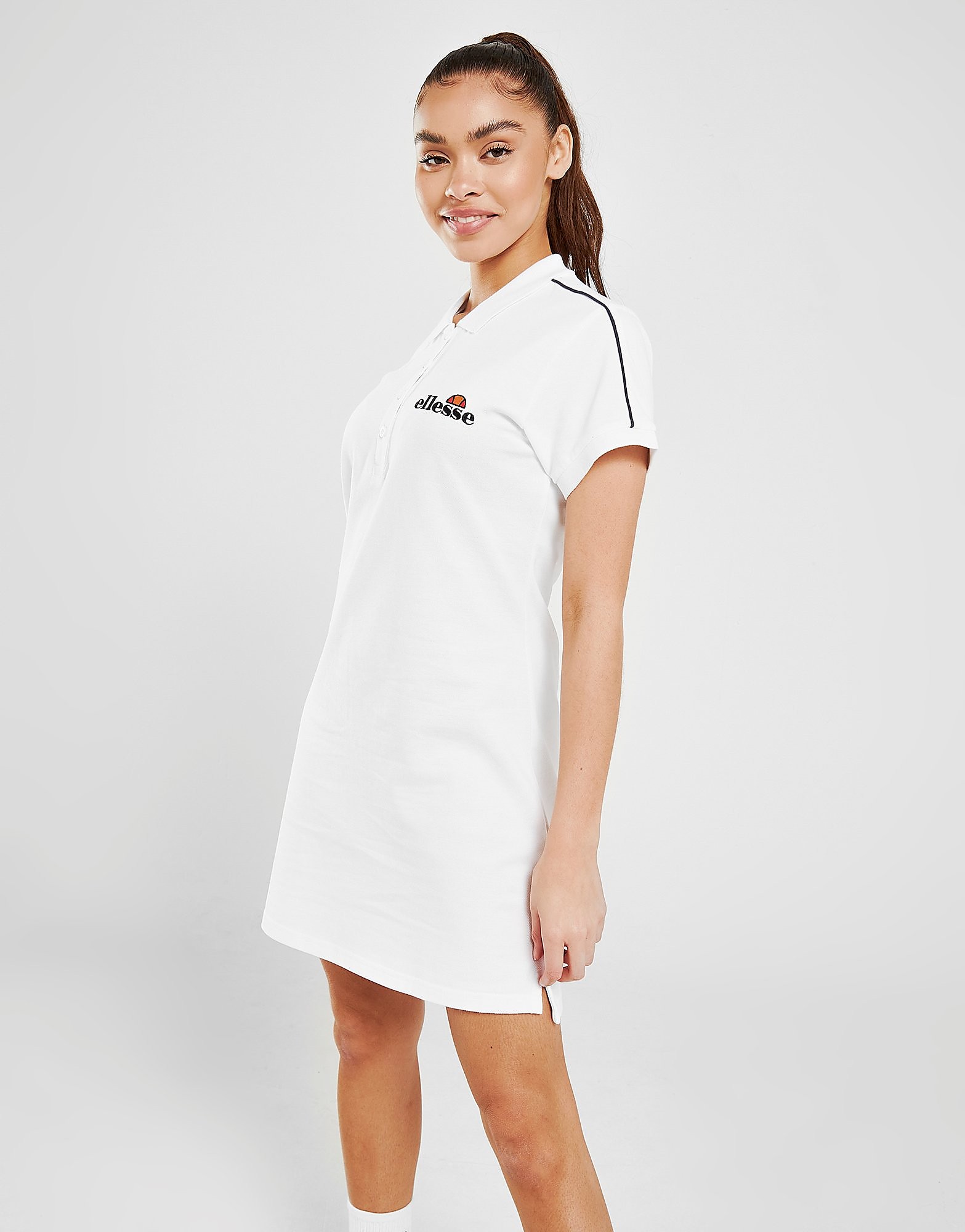 

Ellesse Pipe Polo Dress - Only at JD - White - Womens, White