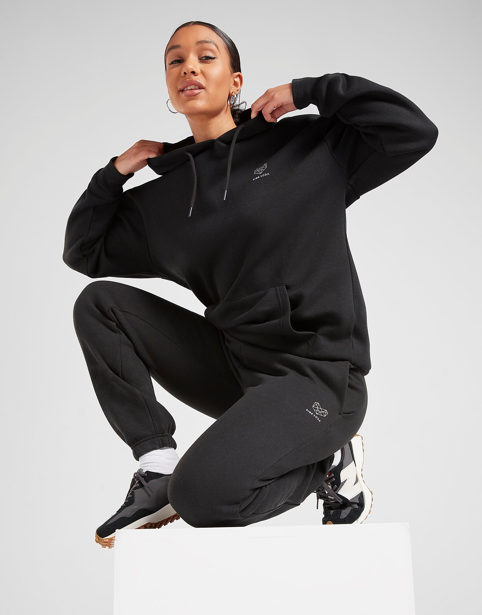Pink Soda Sport Essentials Joggers - Only at JD - Black - Womens, Black