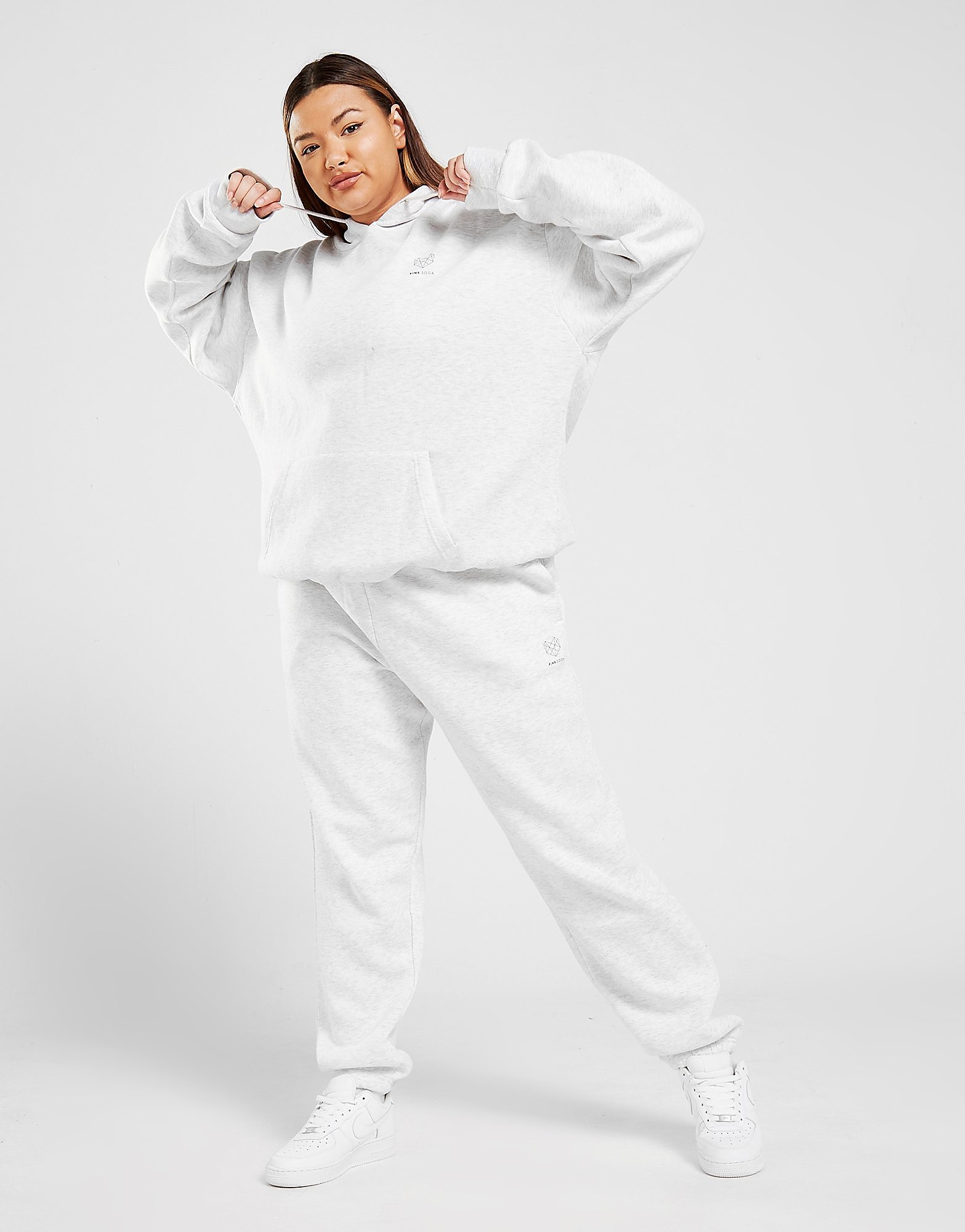 

Pink Soda Sport Essentials Plus Size Joggers - Only at JD - White - Womens, White