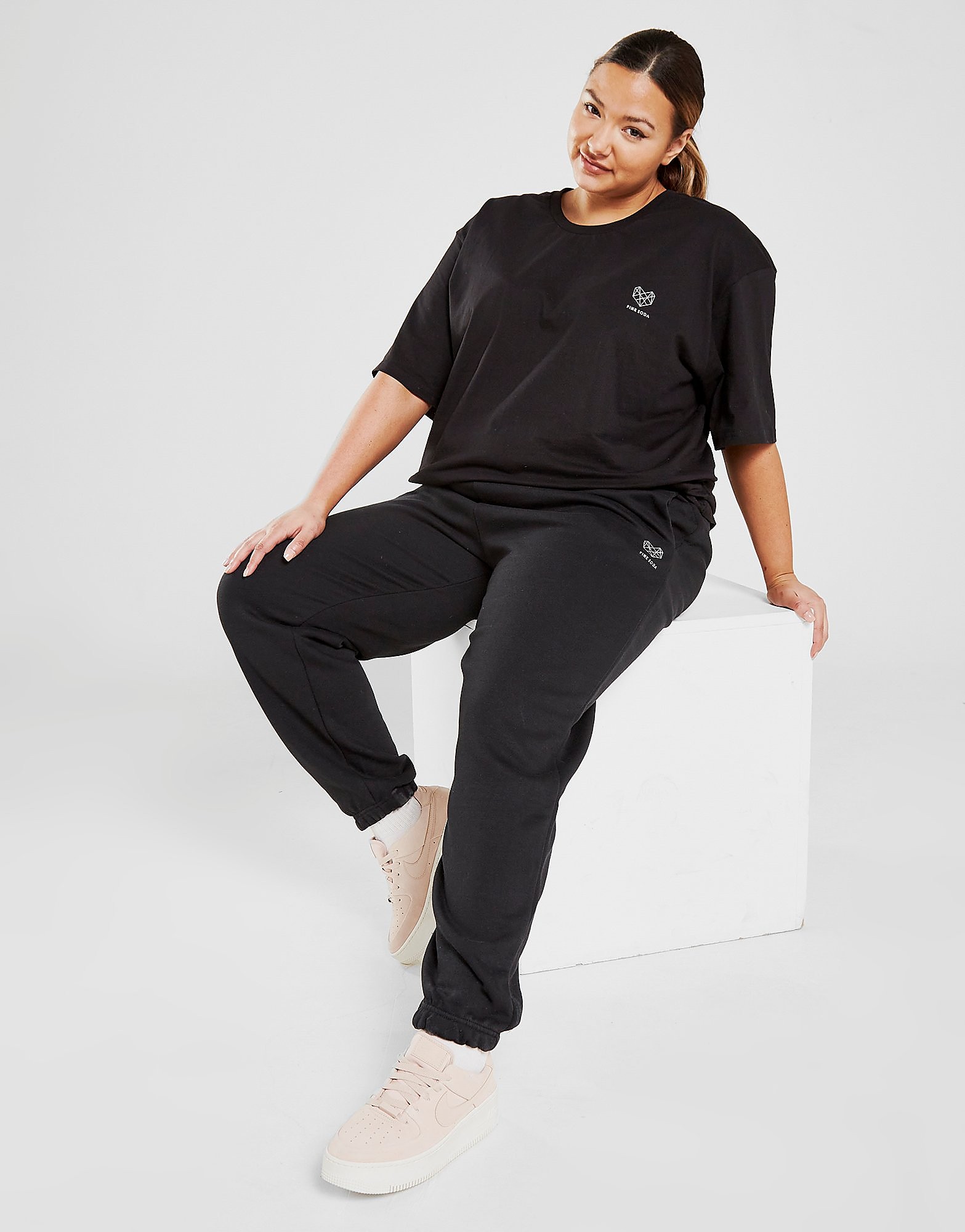 

Pink Soda Sport Essentials Plus Size Joggers - Only at JD - Black - Womens, Black