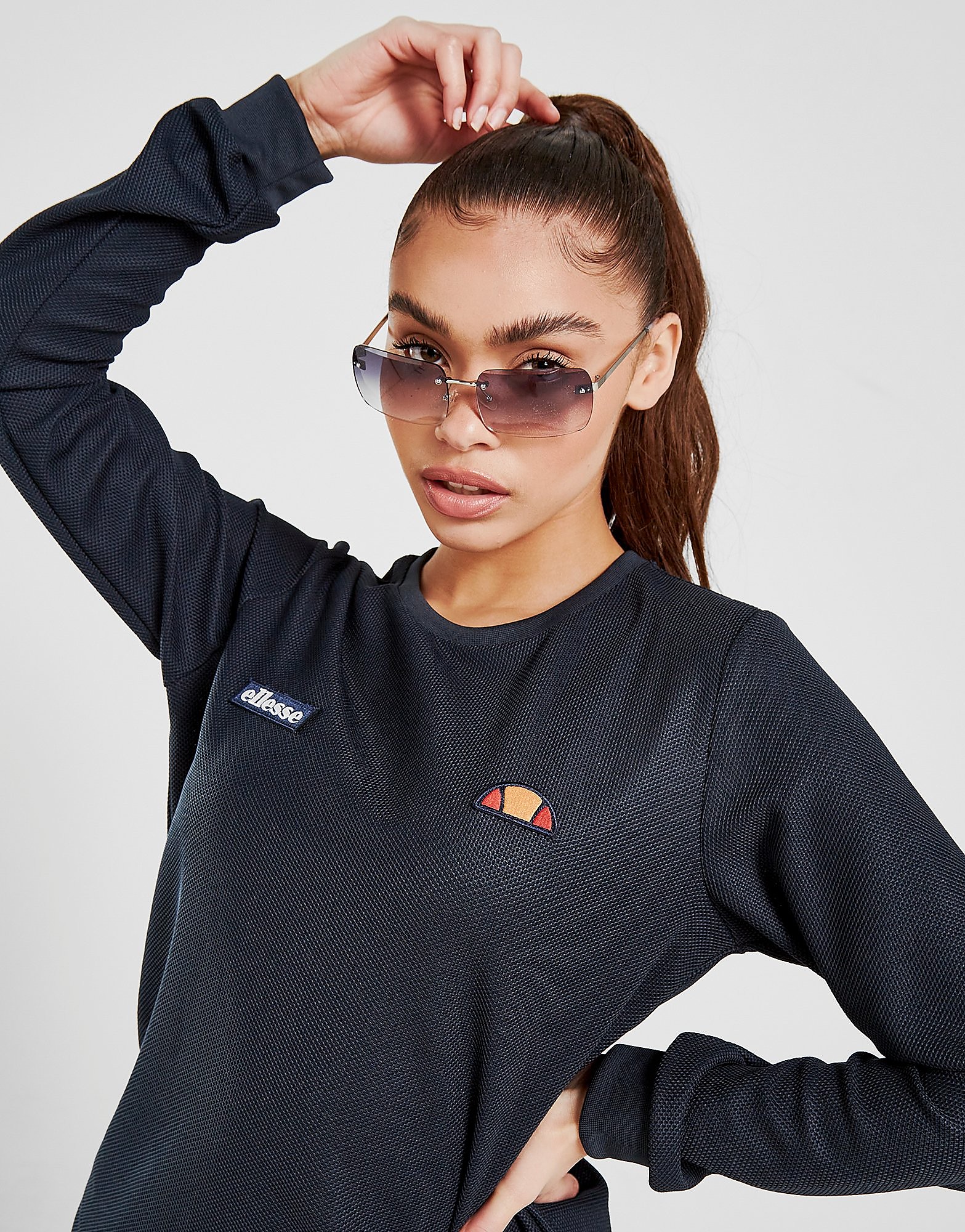 

Ellesse Pique Long Sleeve T-Shirt - Only at JD - Blue, Blue