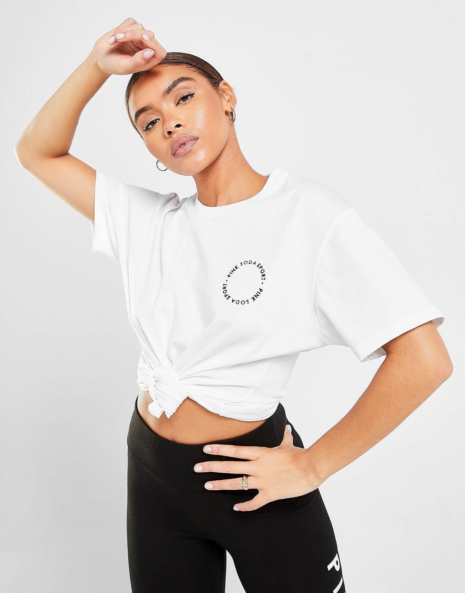 

Pink Soda Sport Essentials Boyfriend T-Shirt - Only at JD - Grey - Womens, Grey