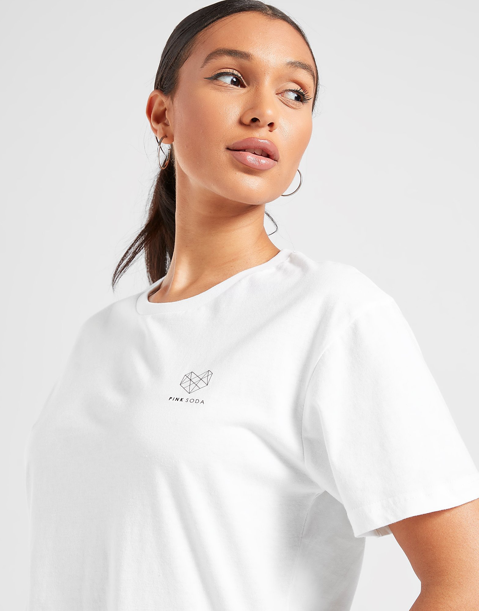 

Pink Soda Sport Essentials Boyfriend T-Shirt - Only at JD - WHITE - Womens, WHITE