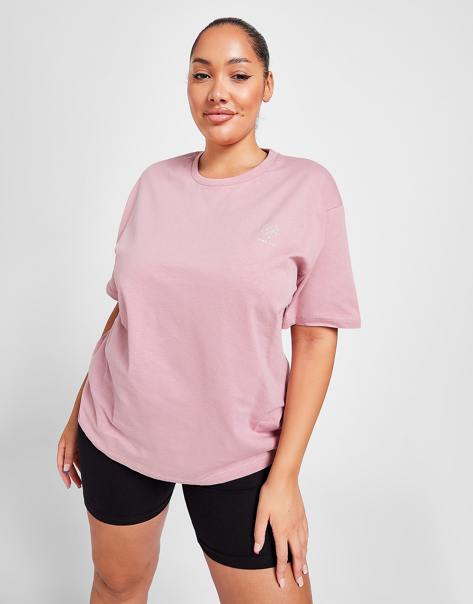 

Pink Soda Sport Essentials Plus Size Boyfriend T-Shirt - Only at JD - Pink - Womens, Pink