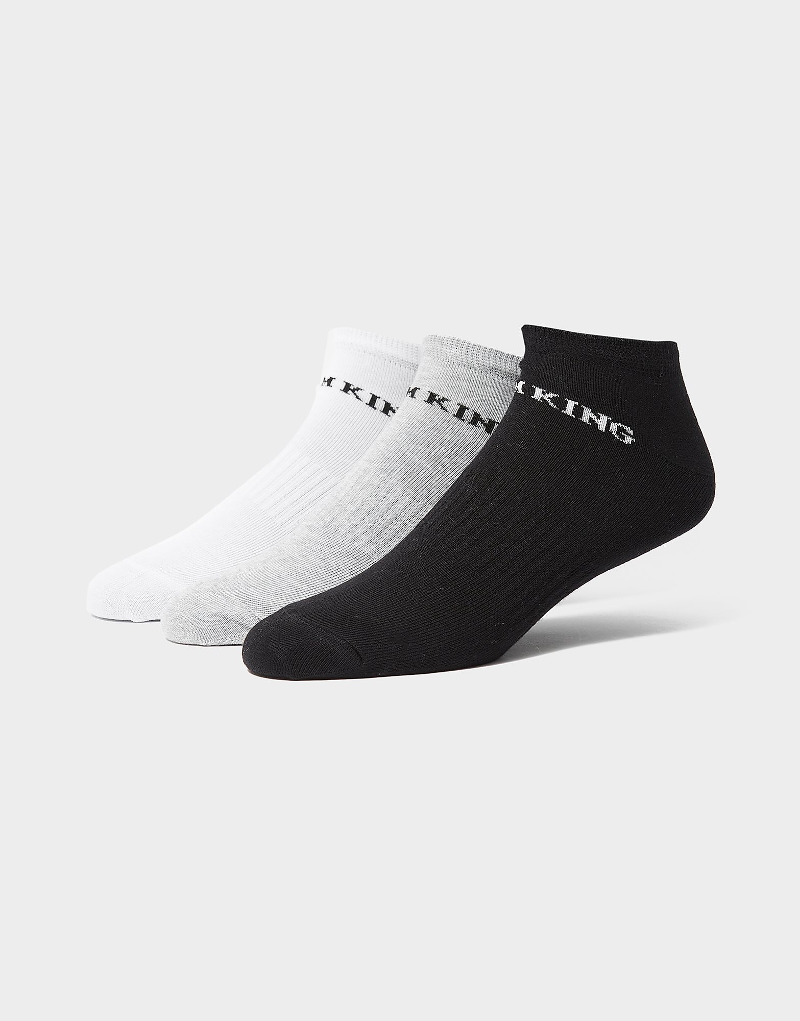 

Gym King Motion Trainer Liner 3 Pack Socks - Multi Coloured - Mens, Multi Coloured