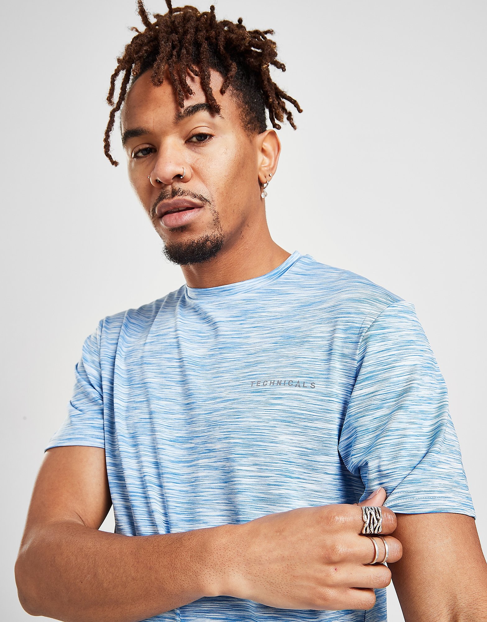 

Technicals Yarrow T-Shirt - Blue - Mens, Blue