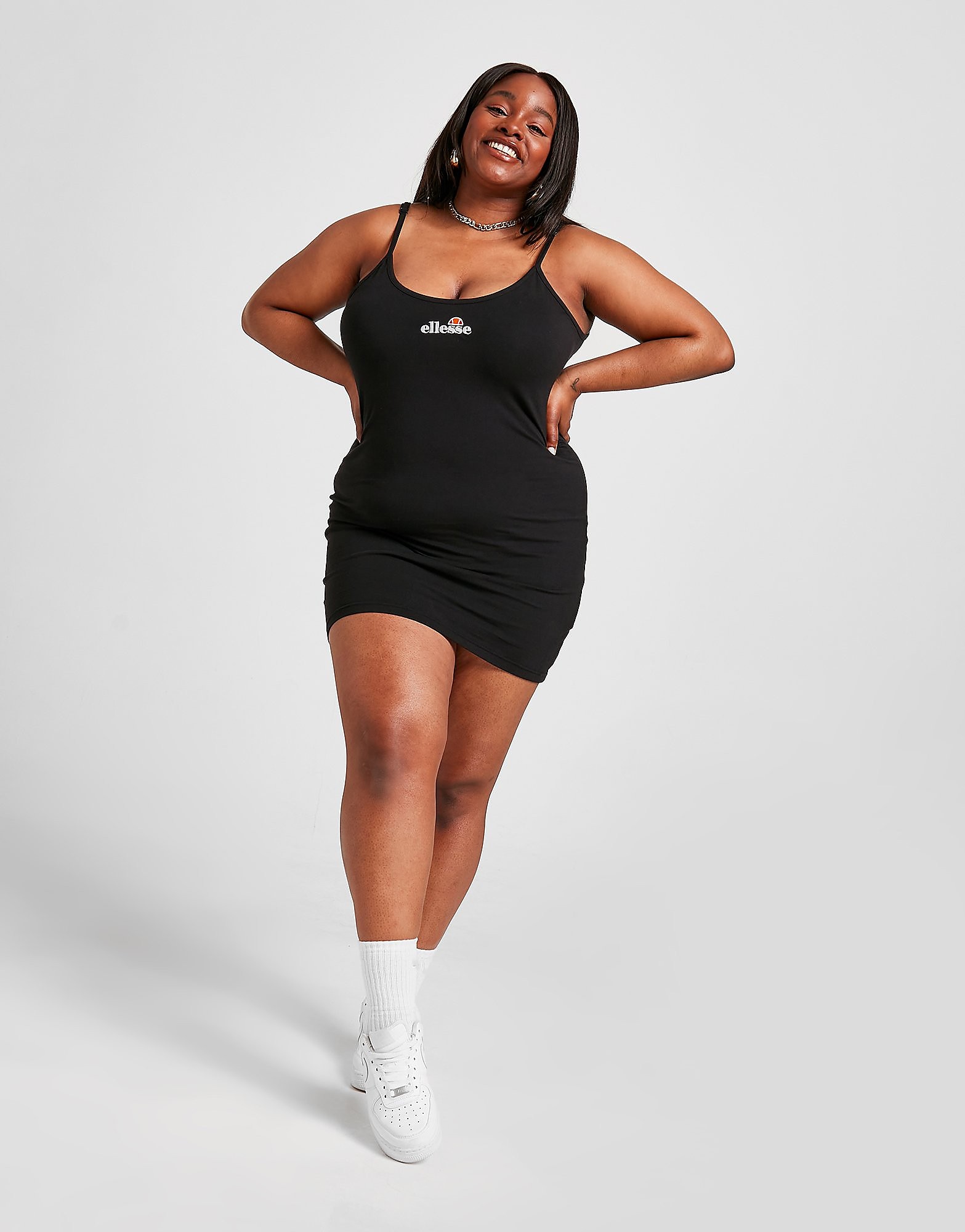 

Ellesse Plus Size Strappy Dress - Only at JD - Black - Womens, Black