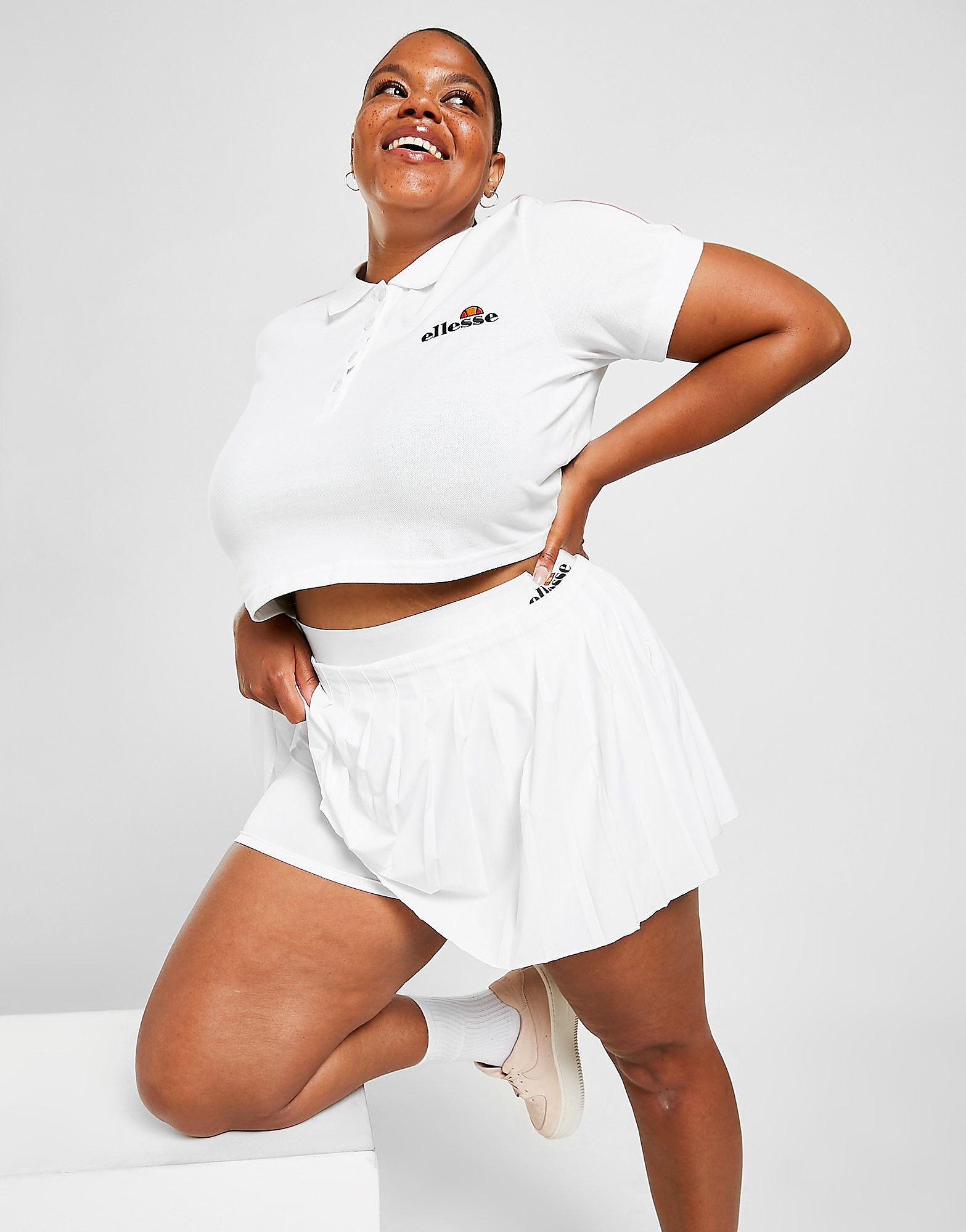 

Ellesse Plus Size Tennis Skirt - Only at JD - White - Womens, White