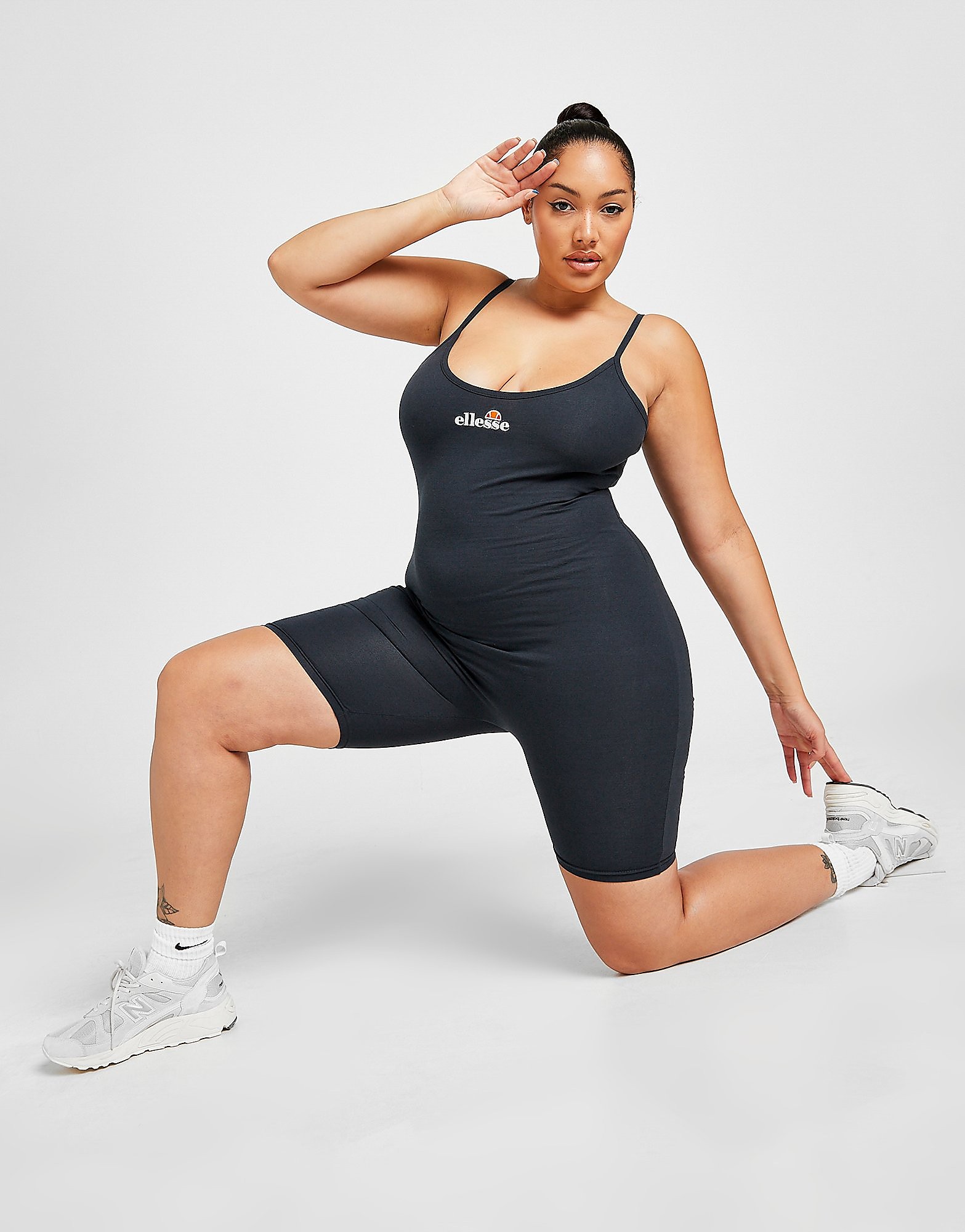

Ellesse Strappy Plus Size Unitard - Only at JD - Navy - Womens, Navy
