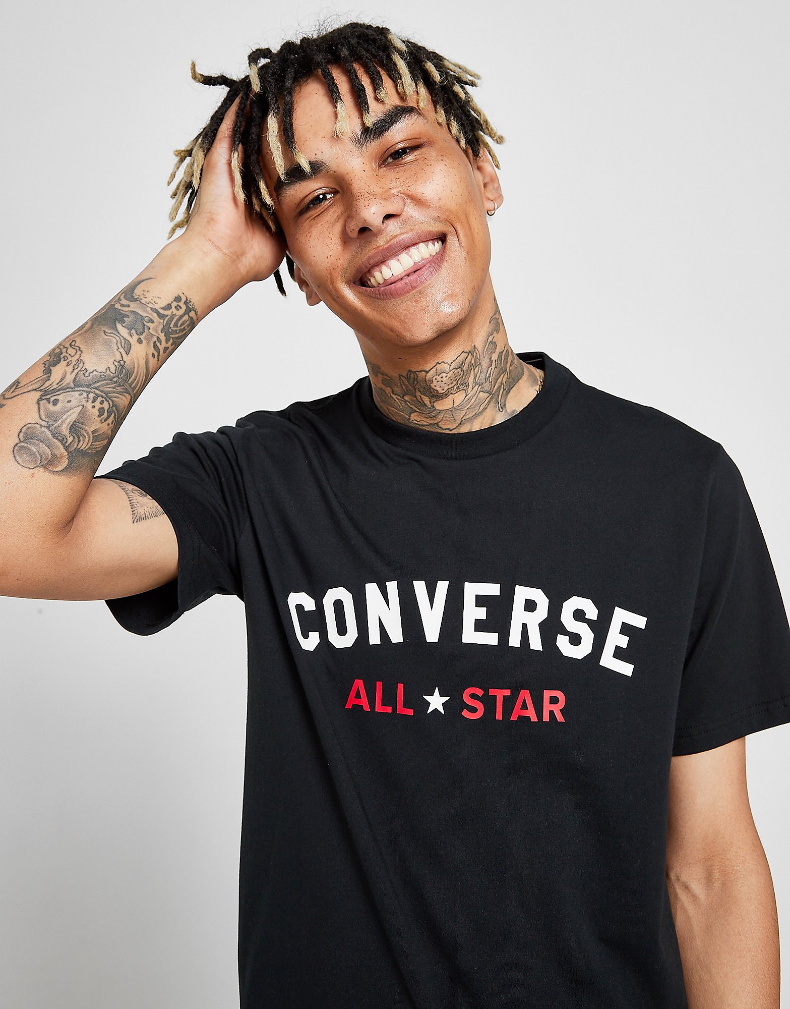 

Converse Arch Logo T-Shirt - Only at JD - Black - Mens, Black