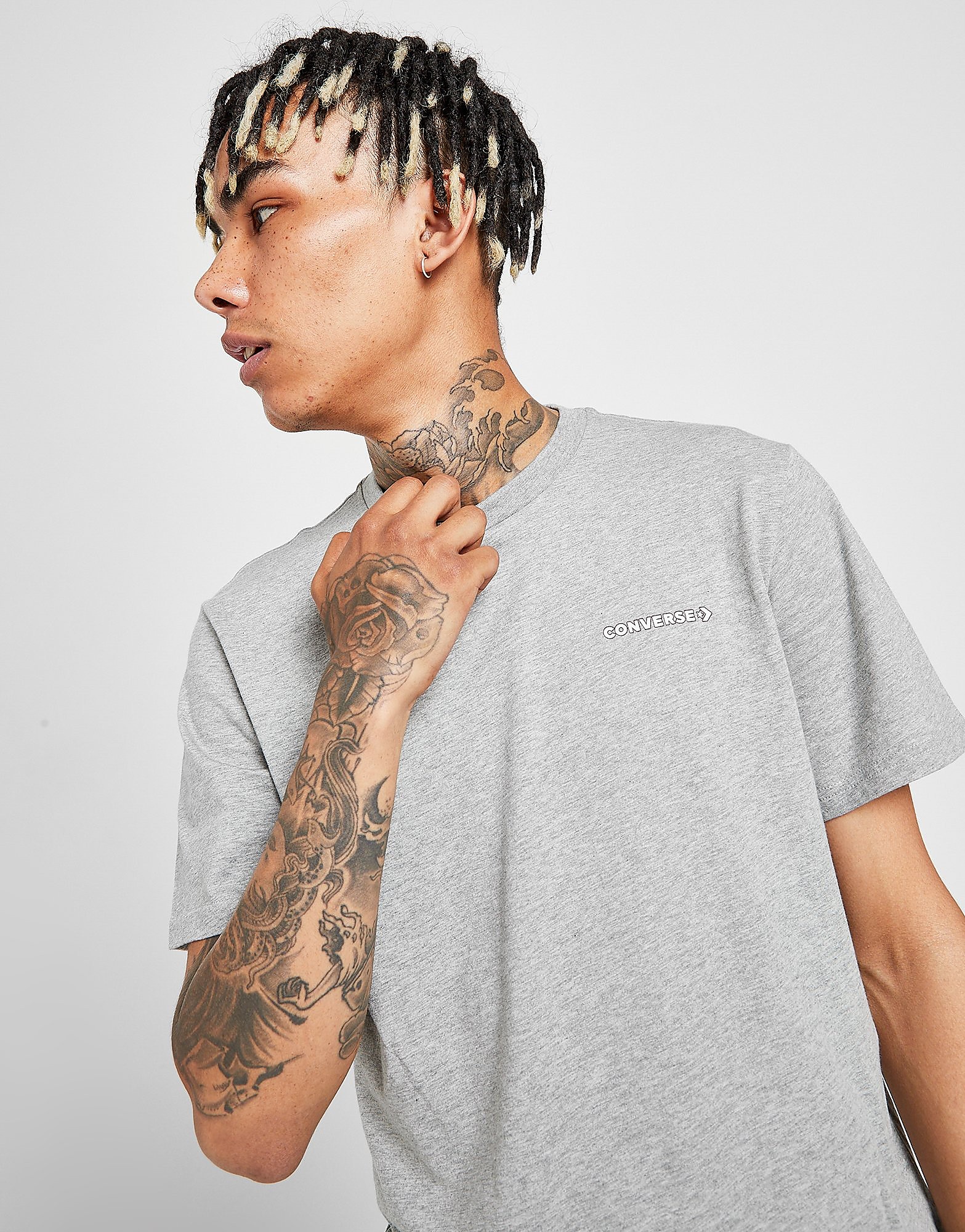 

Converse Core Logo T-Shirt - Only at JD - Grey - Mens, Grey