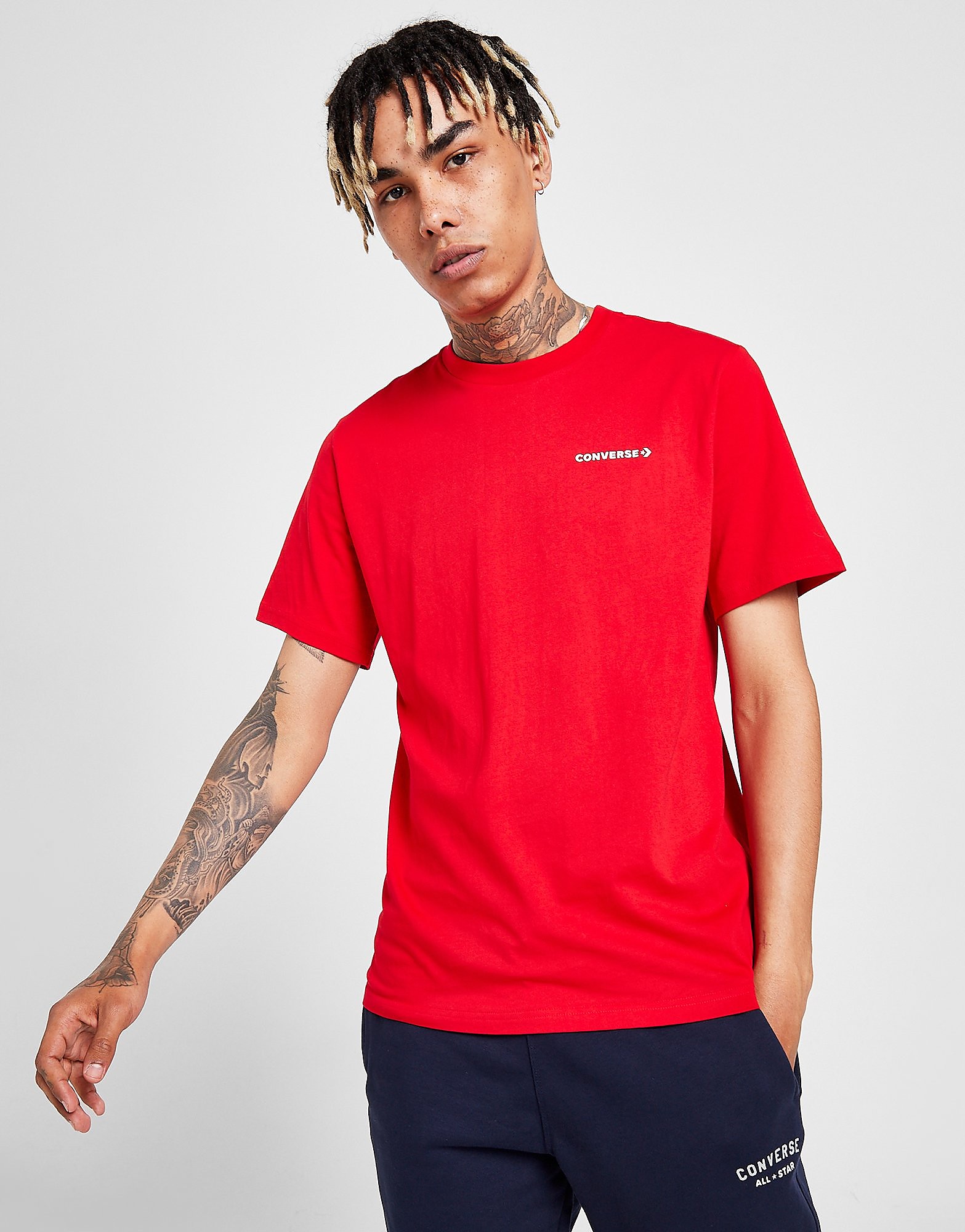 

Converse Core Logo T-Shirt - Only at JD - Red - Mens, Red