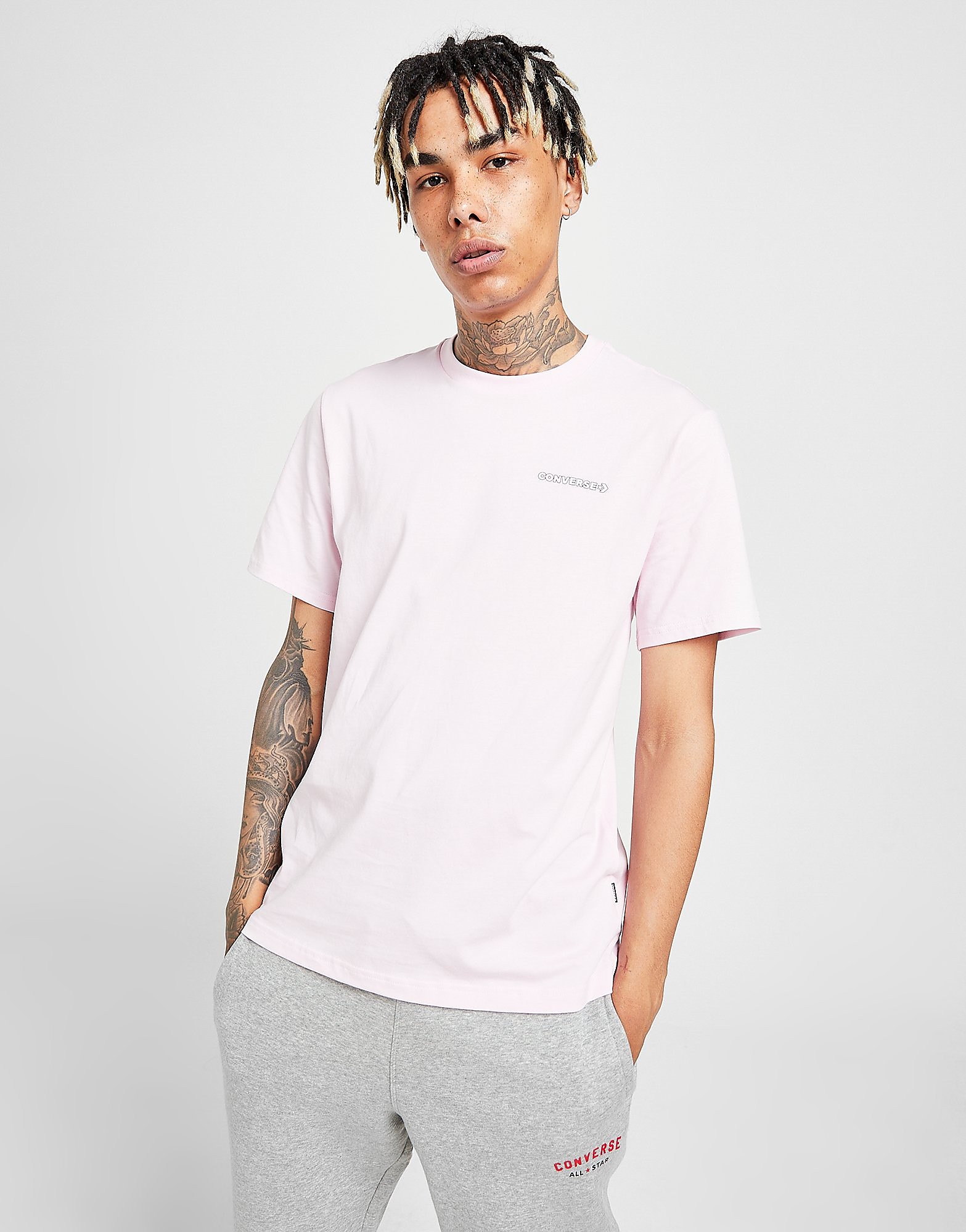 

Converse Core Logo T-Shirt - Only at JD - Pink - Mens, Pink