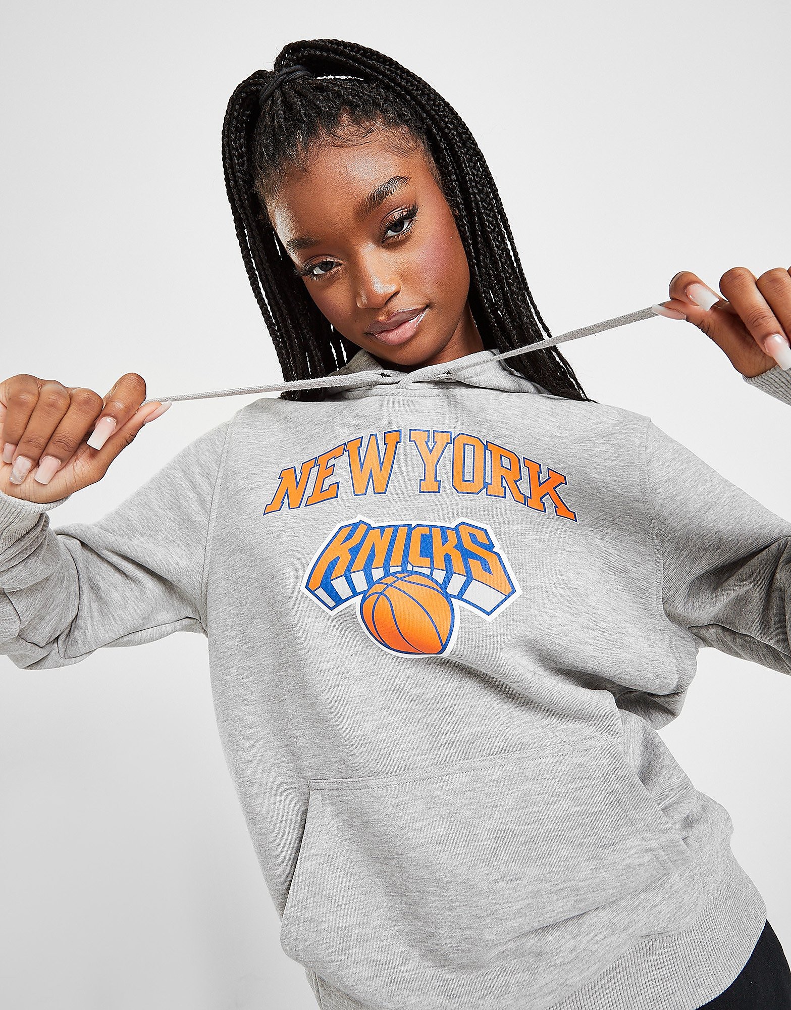 

New Era NBA New York Knicks Hoodie - Grey - Womens, Grey