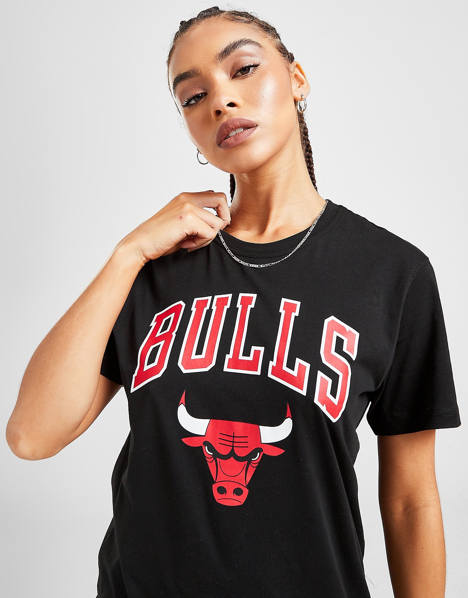 

New Era NBA Chicago Bulls T-Shirt - Black - Womens, Black